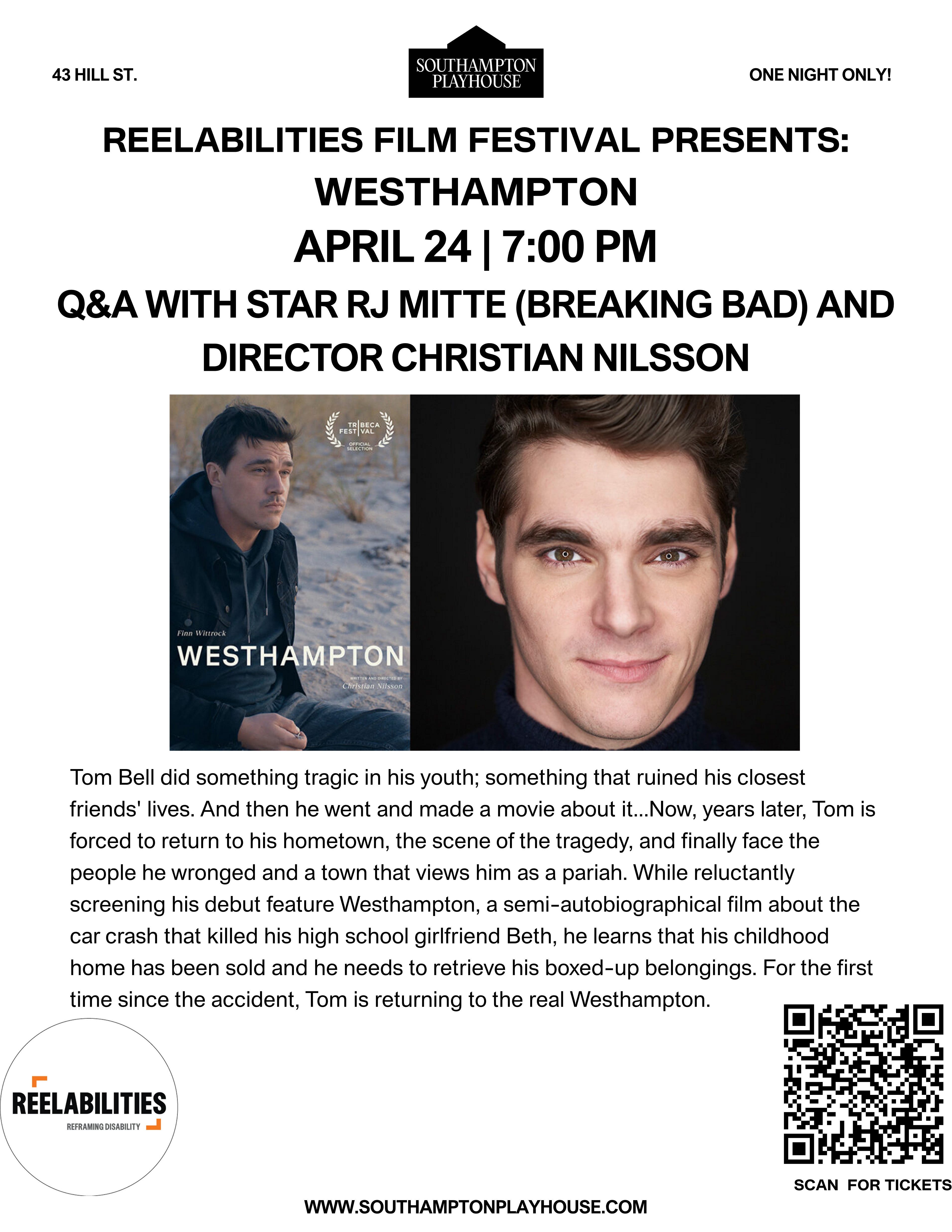 Reelabilities Film Festival Presents: Westhampton