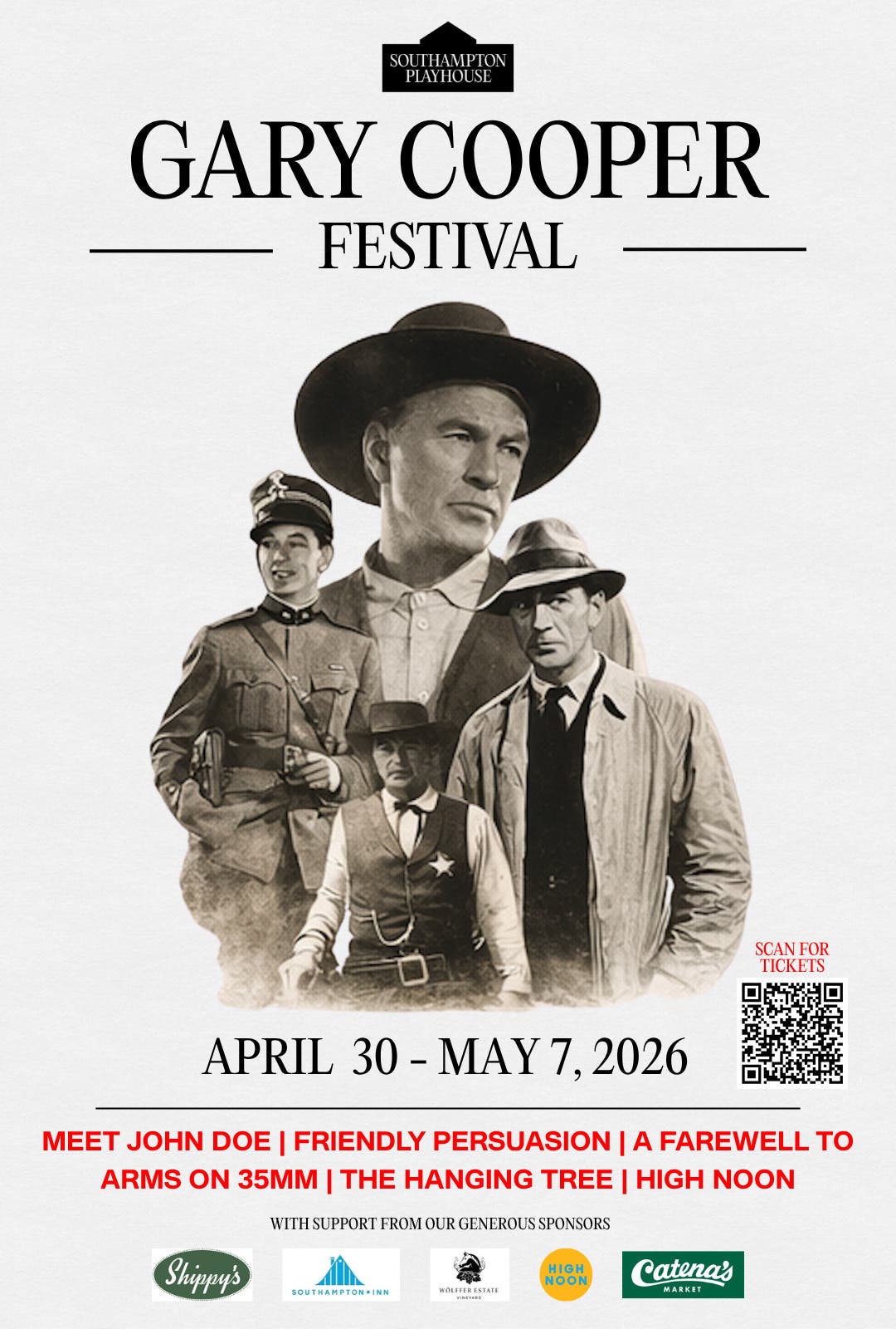 Southampton Playhouse Presents: Gary Cooper Festival 