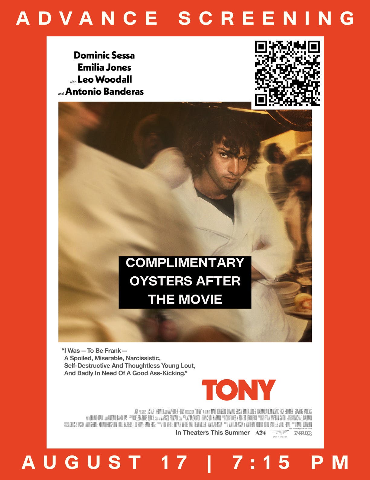Southampton Playhouse Presents: TONY 