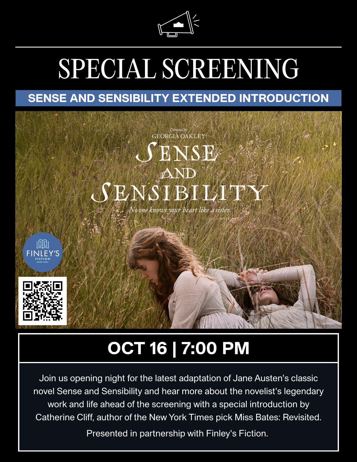 Southampton Playhouse Presents: Special Screening of Sense and Sensability