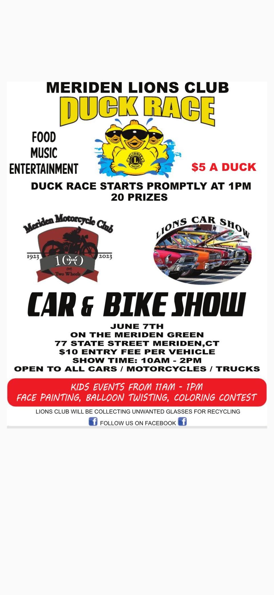 Duck Race and Car Show 
