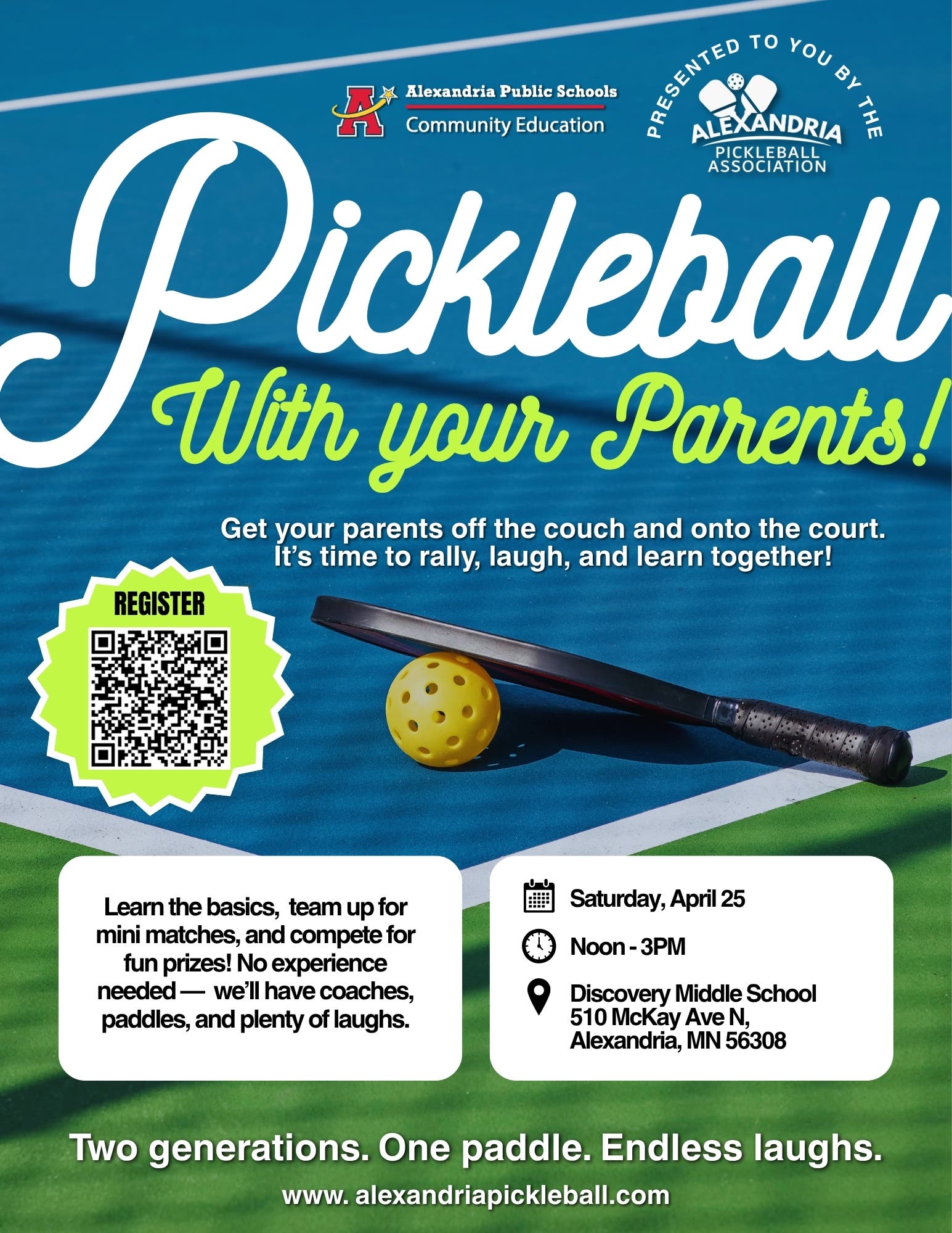 Pickleball With Your Parents!
