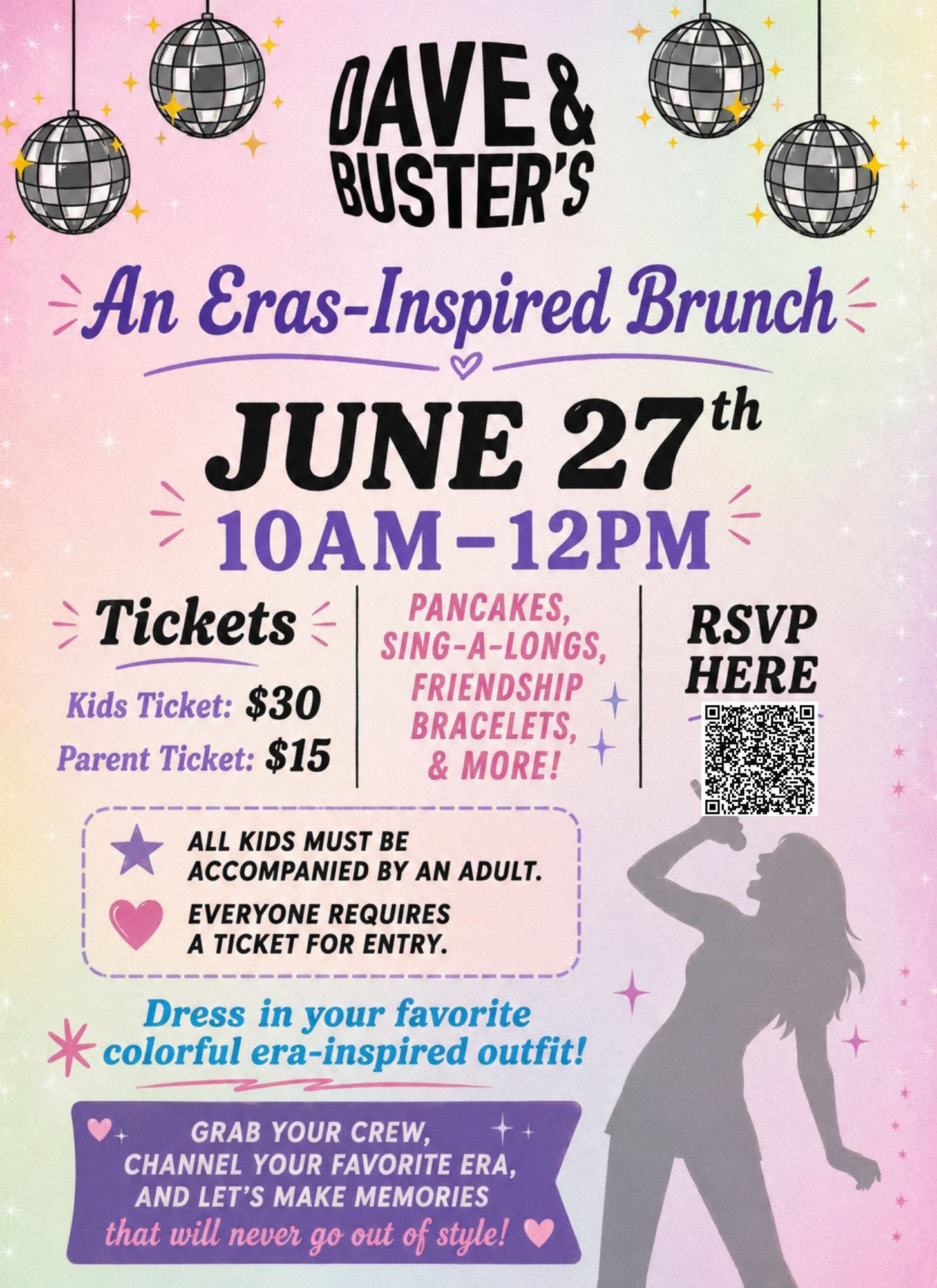 Eras-Brunch @ Dave & Buster's Freehold