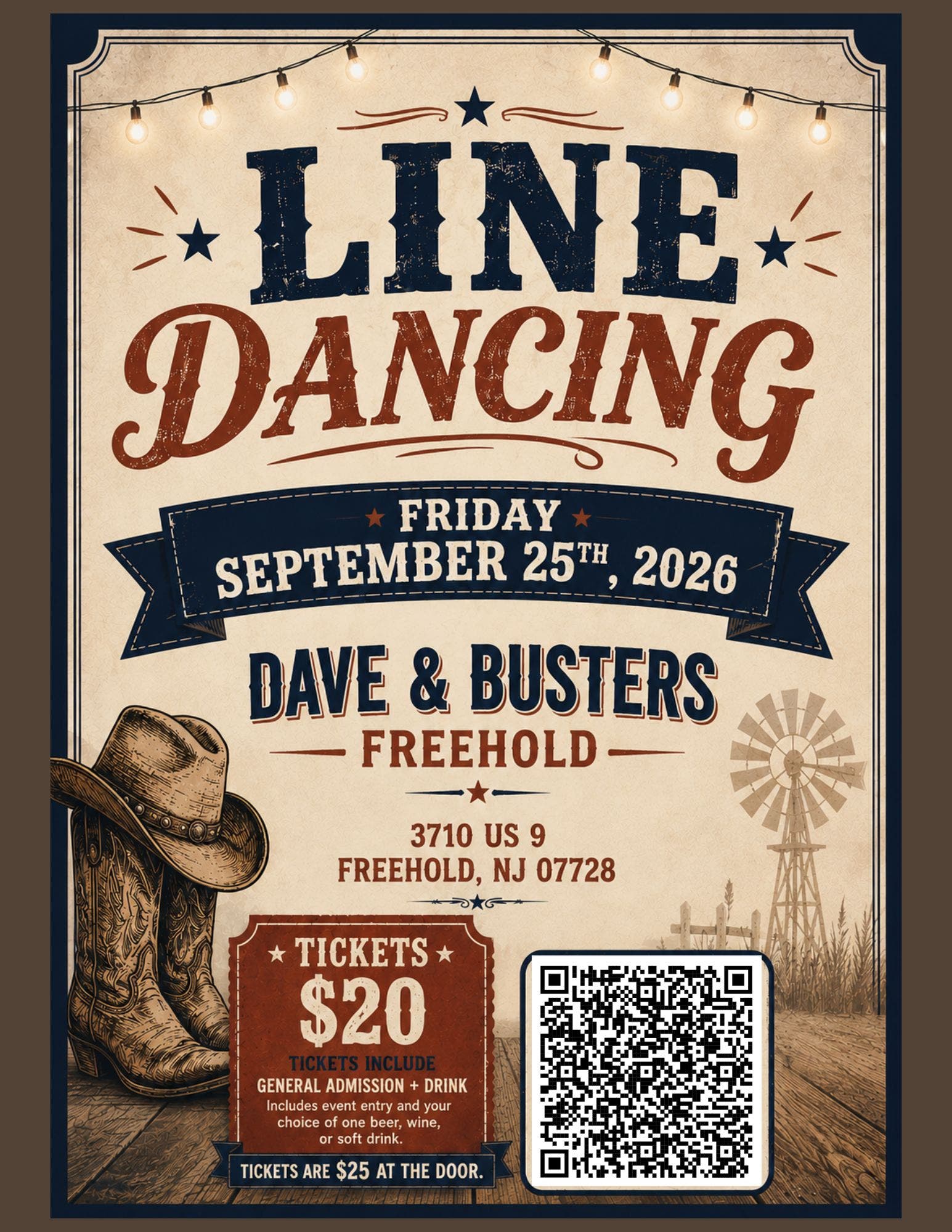 Hey Freehold... Let's Go Line Dancing!