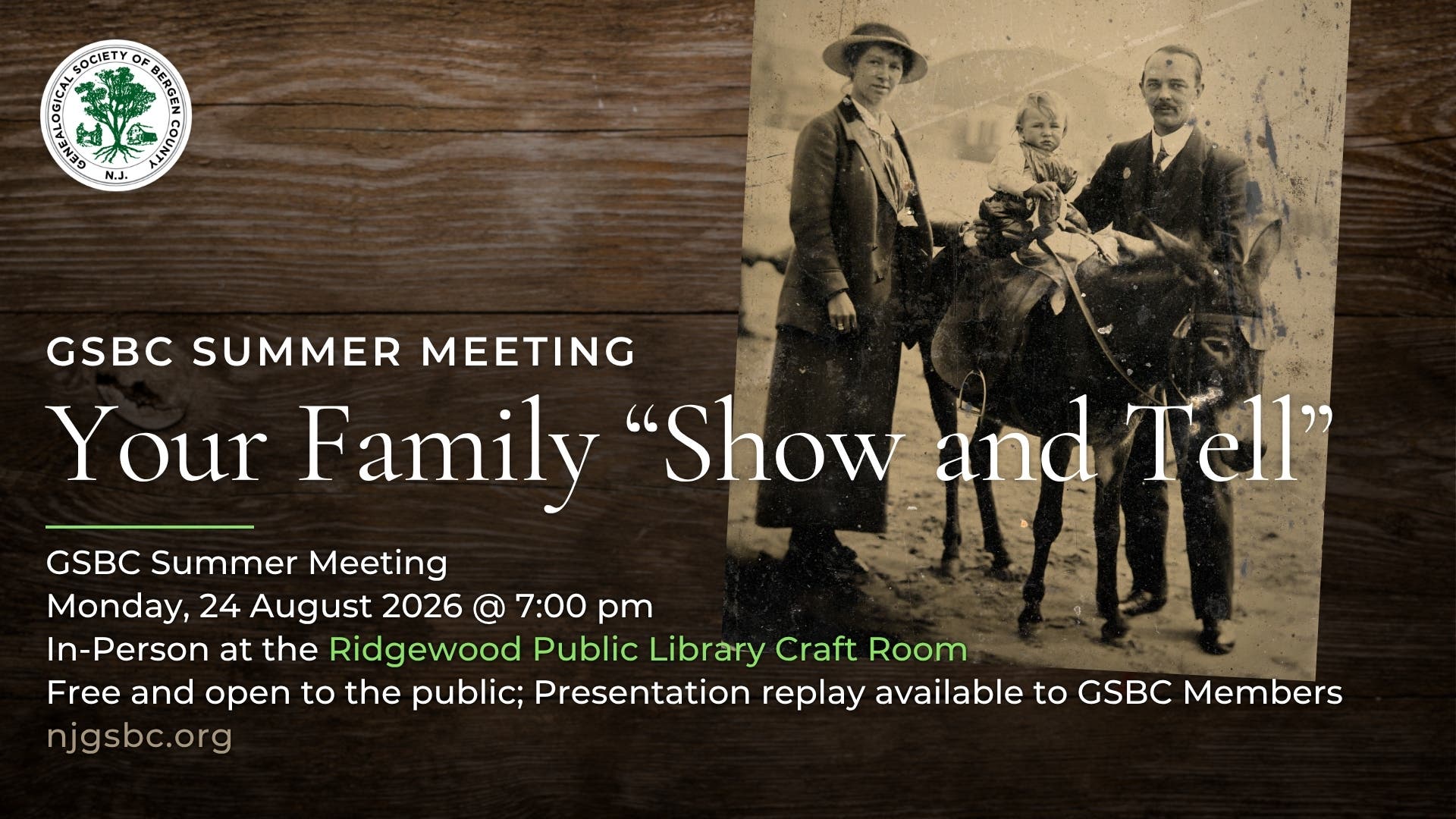Your Family "Show And Tell"