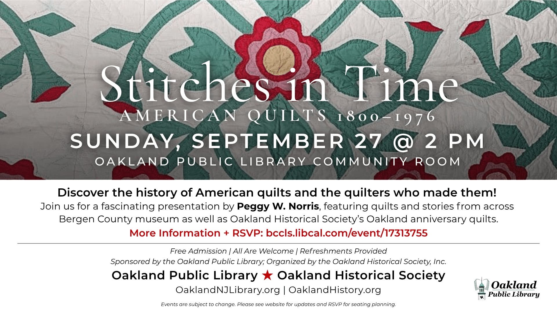 Stitches In Time: American Quilts 1800-1976
