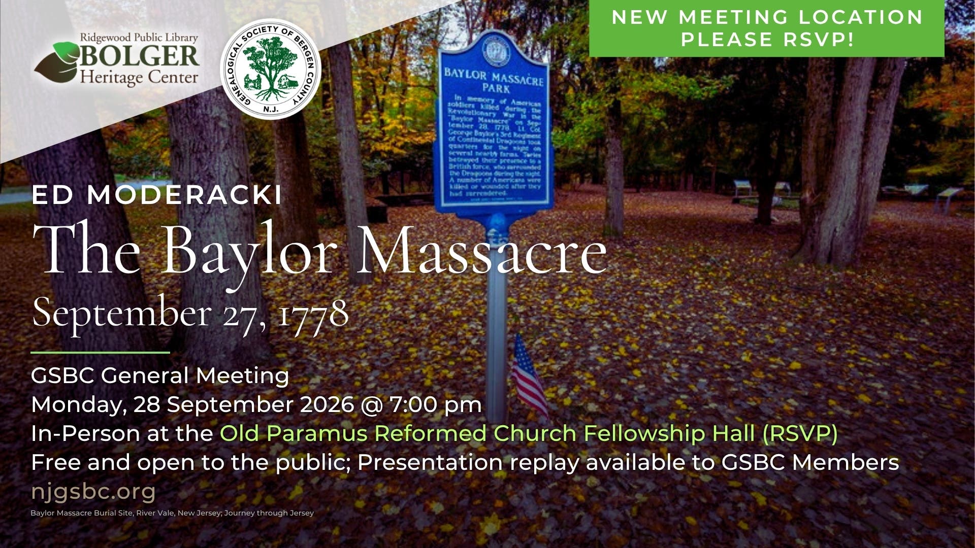 Ed Moderacki: The Baylor Massacre