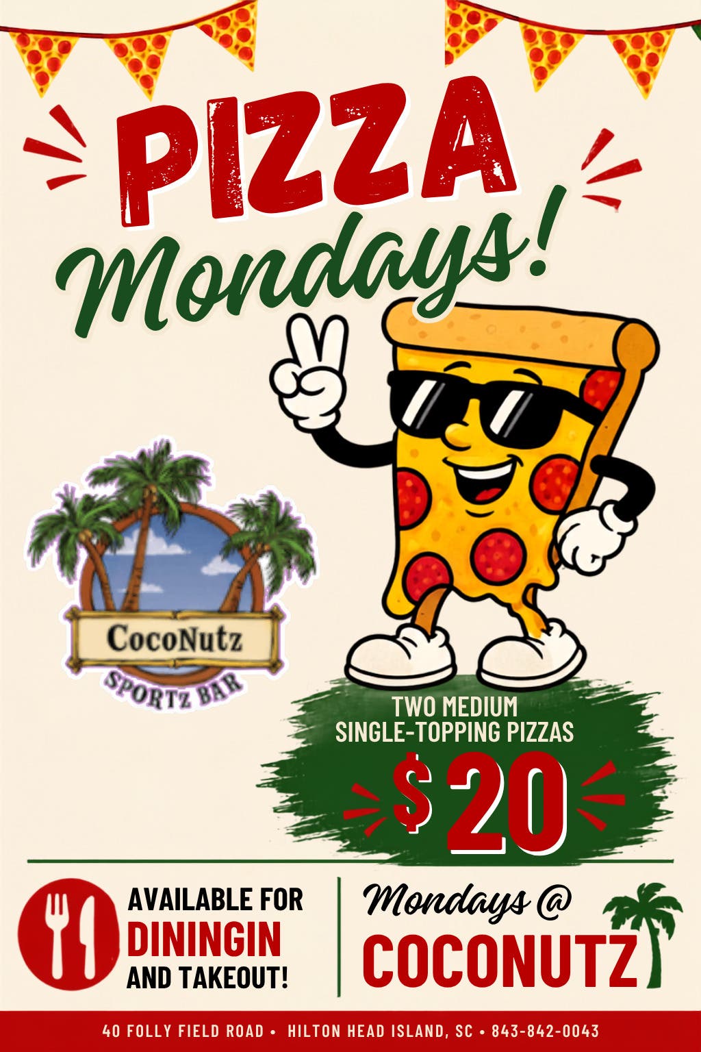 Pizza Mondays!