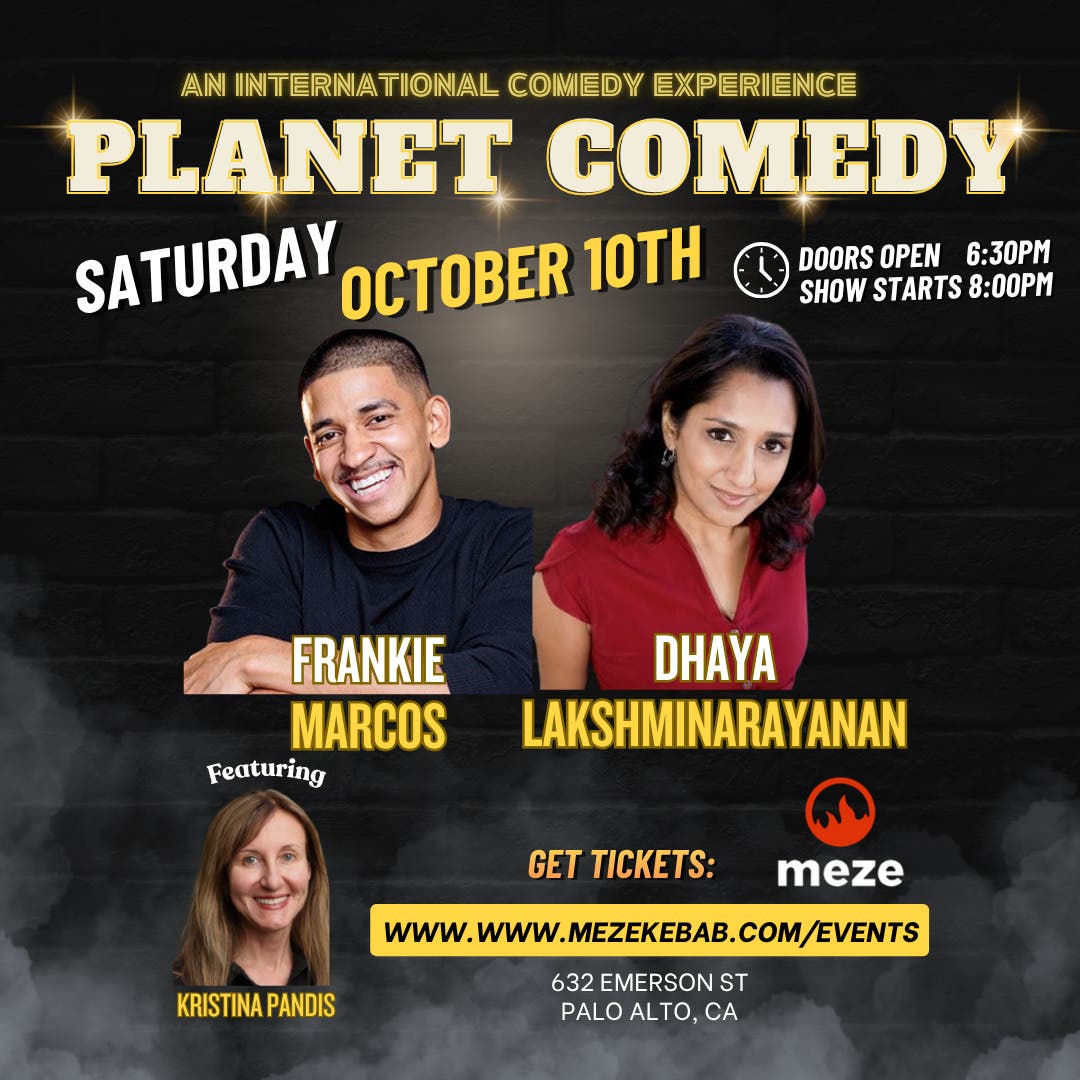 Saturday Comedy + a Glass of Bubbly on Us