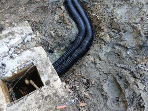 a dry waterproofing 