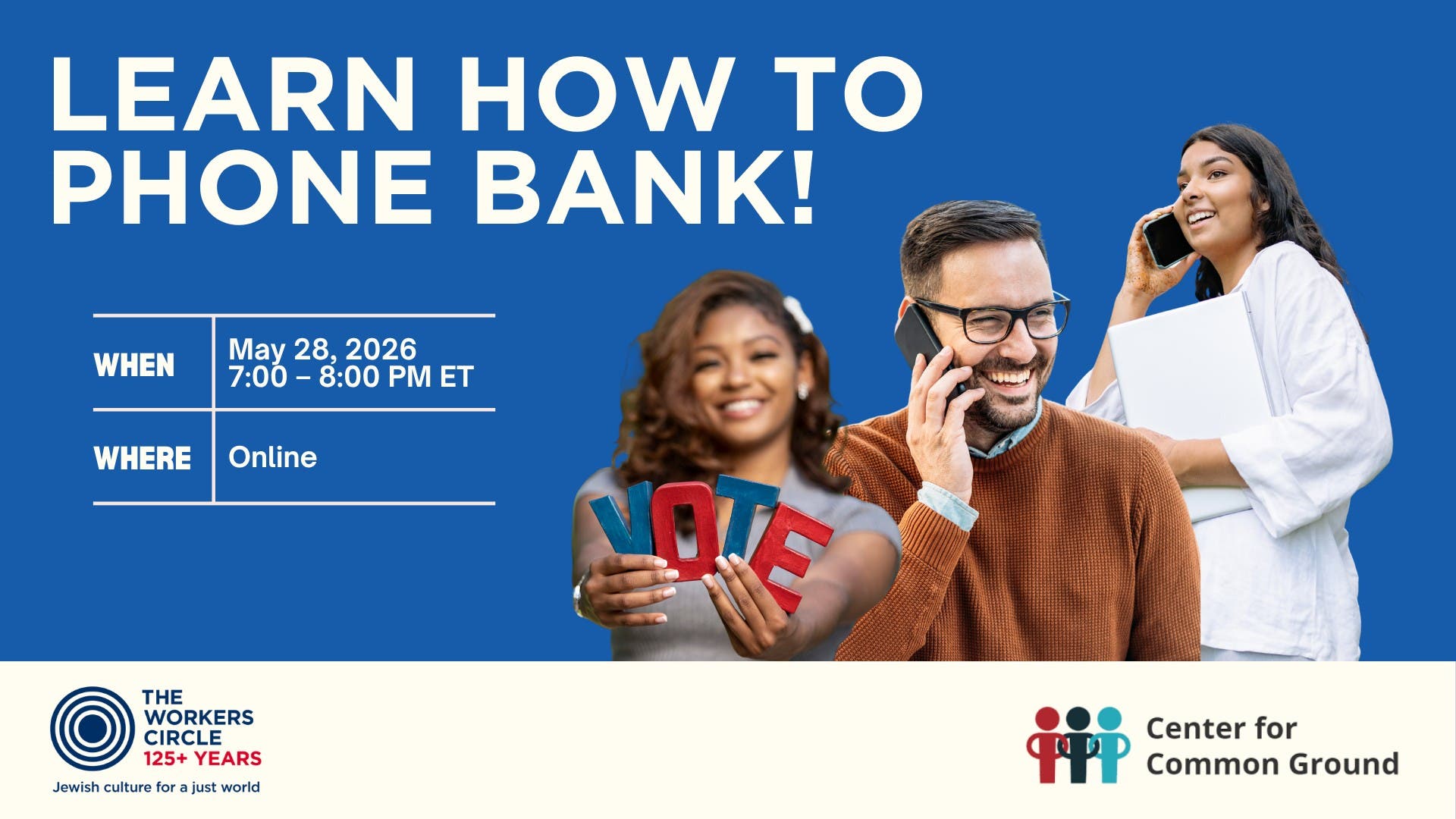 Workers Cirlce Presents 'Learn How to Phone Bank!'