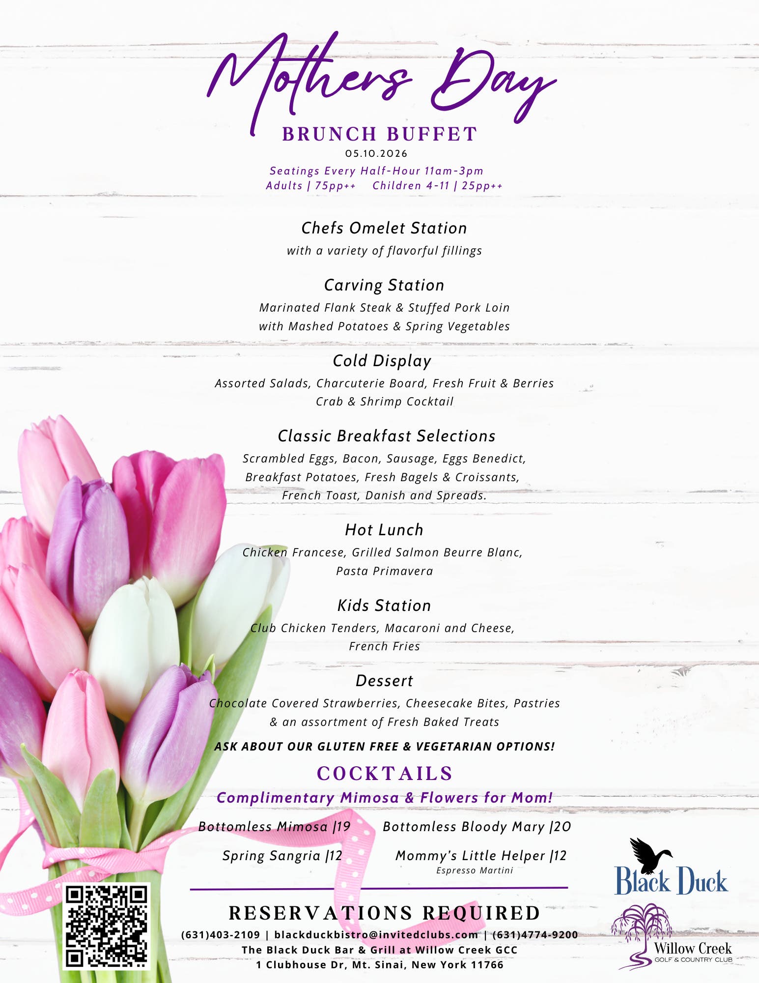 Mothers Day Brunch Buffet