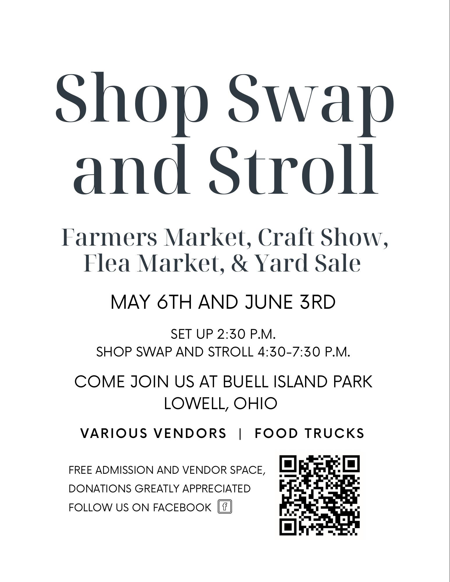 Shop Swap and Stroll