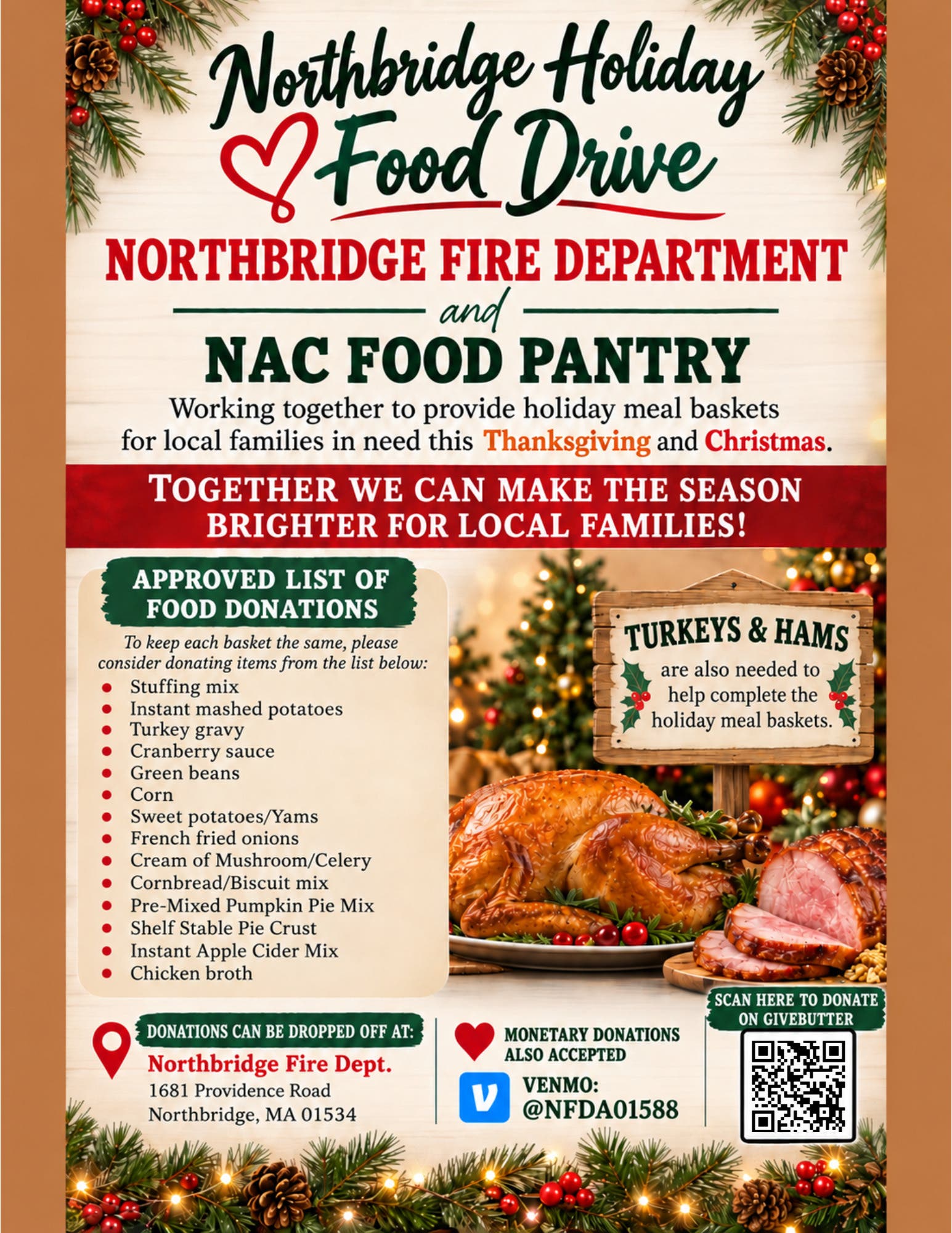 Northbridge Holiday Food Drive