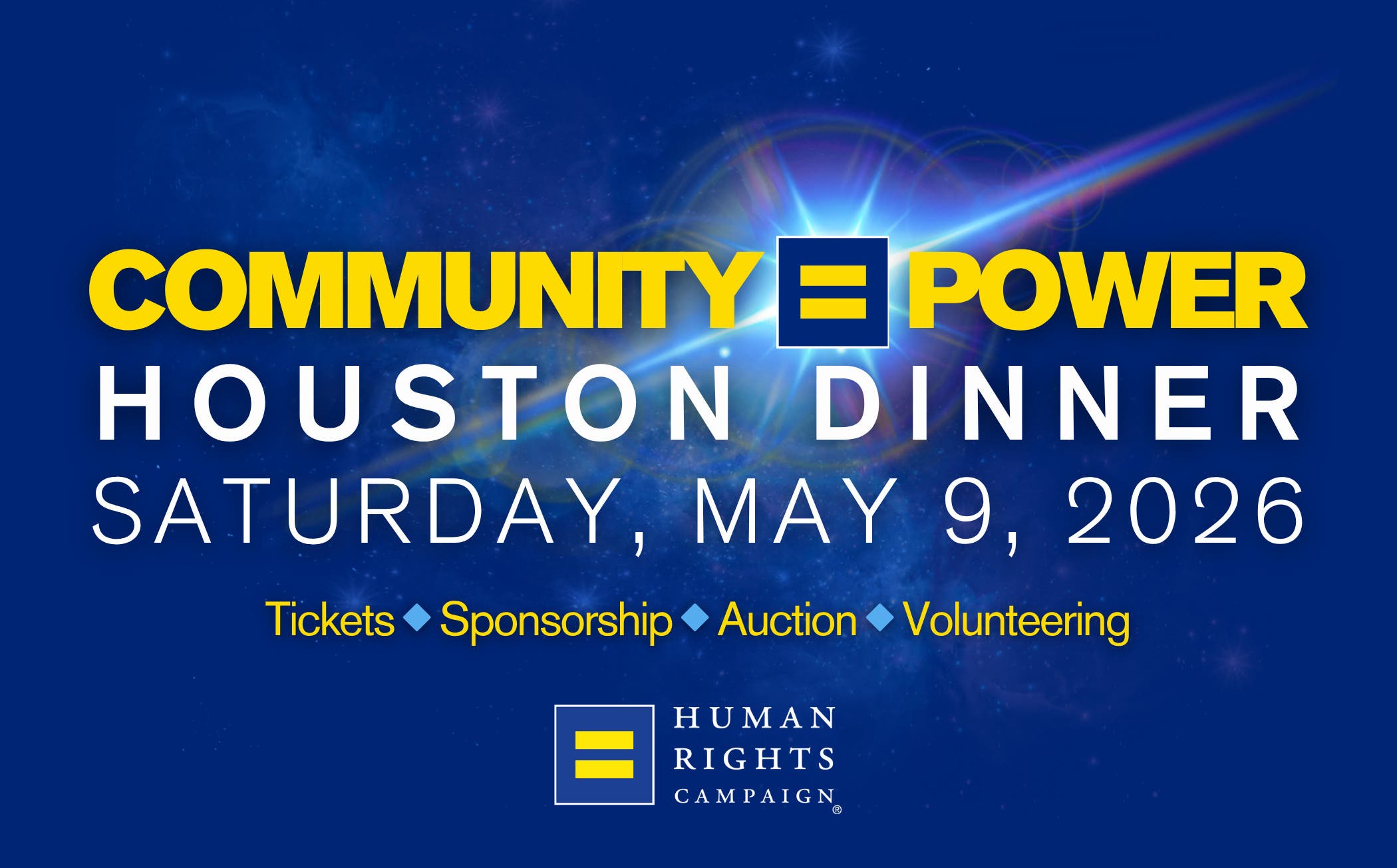 HRC 2026 Dinner Houston: Community=Power