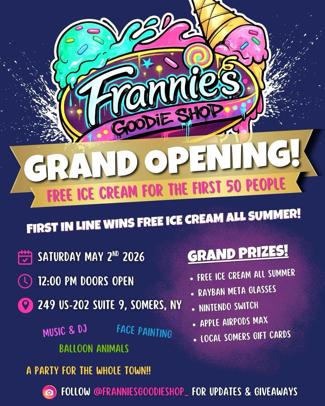 Frannie's Goodie Shop Grand Opening