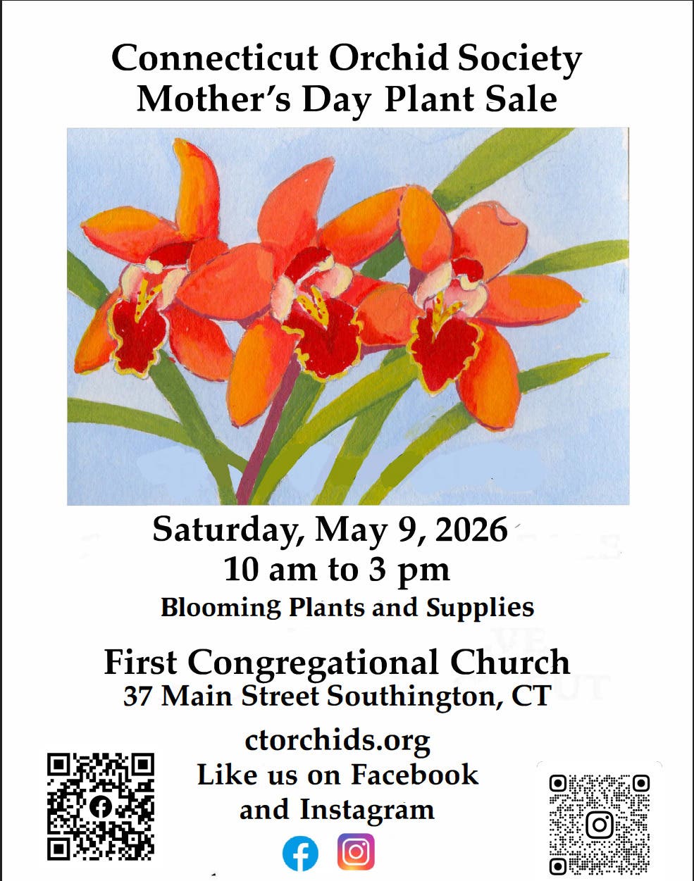 CT Orchid Society Mother's Day Sale