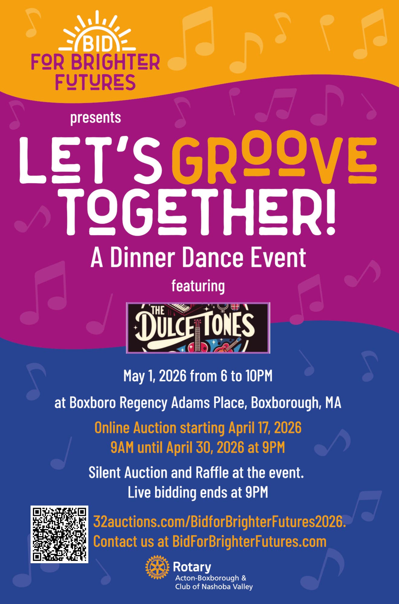 Bid For Brighter Futures - Dinner/Dance/Silent Auction/Raffle