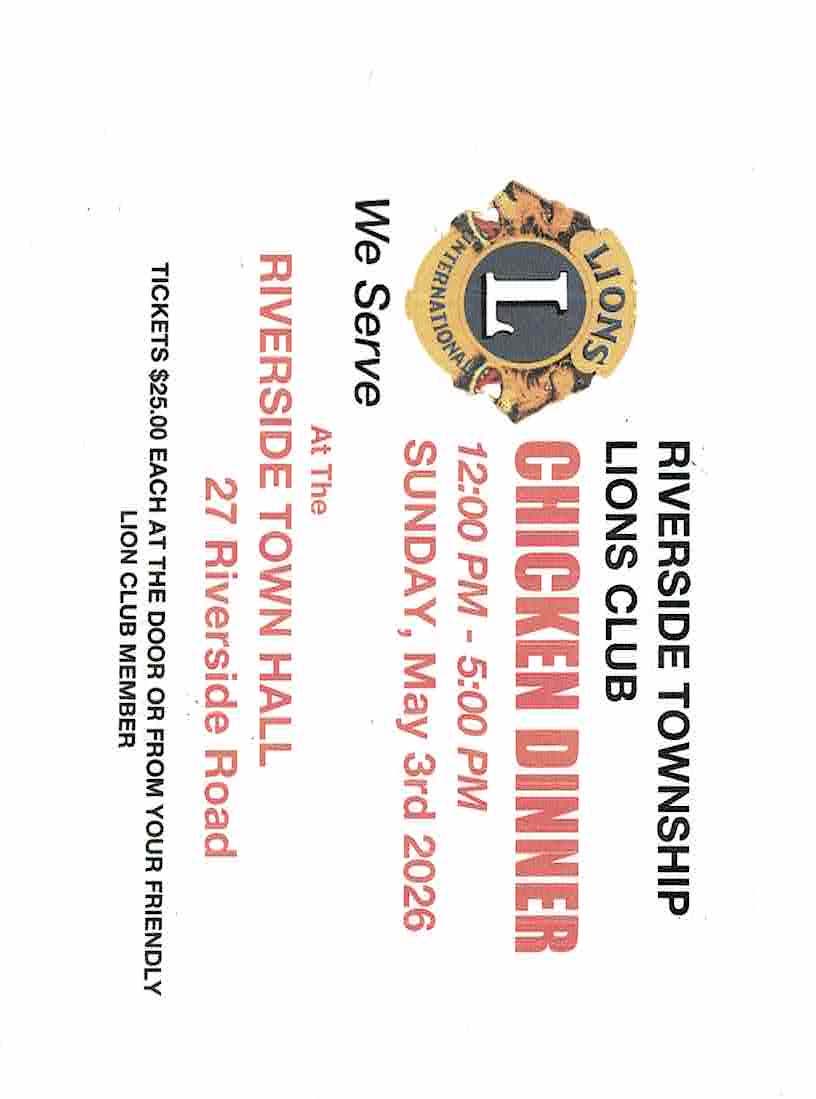 Riverside Township Lions Club Chicken Dinner