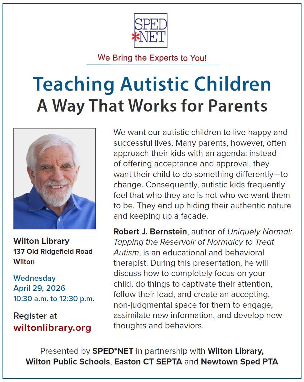 Teaching Autistic Children: A Way That Works for Parents