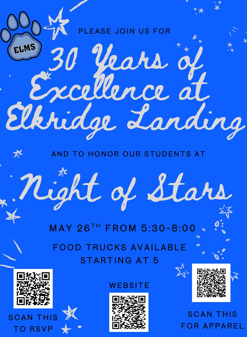Celebrate 30 Years of Excellence at ELMS!