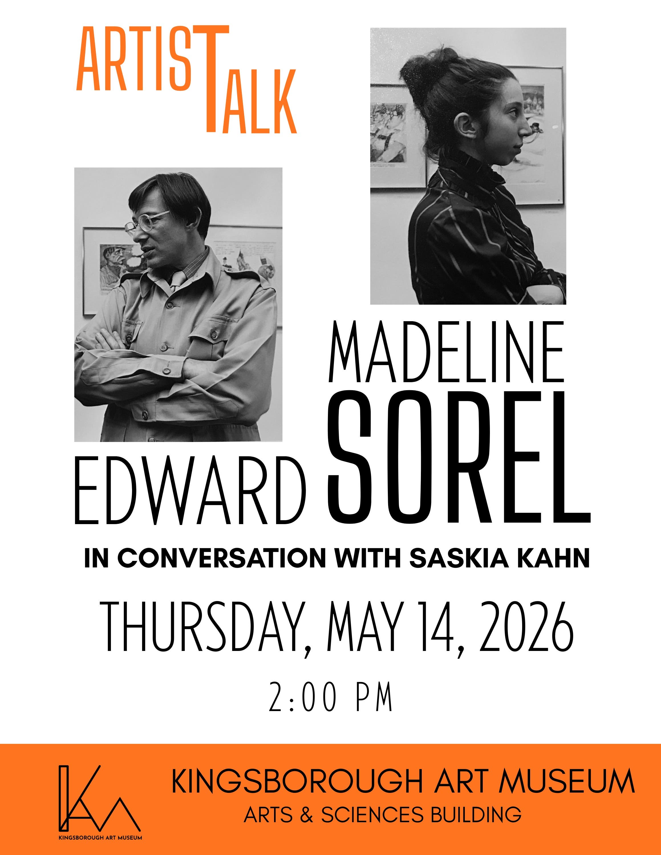 Artist Talk: Edward and Madeline Sorel in Conversation with Saskia Kahn