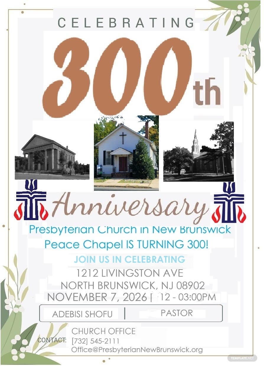 300 Year Celebration - Presbyterian Church at Peace Chapel