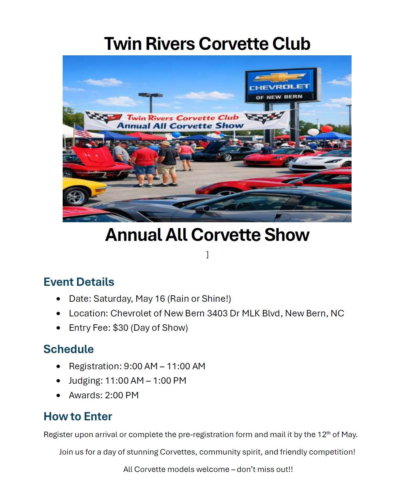 All Corvette Car Show