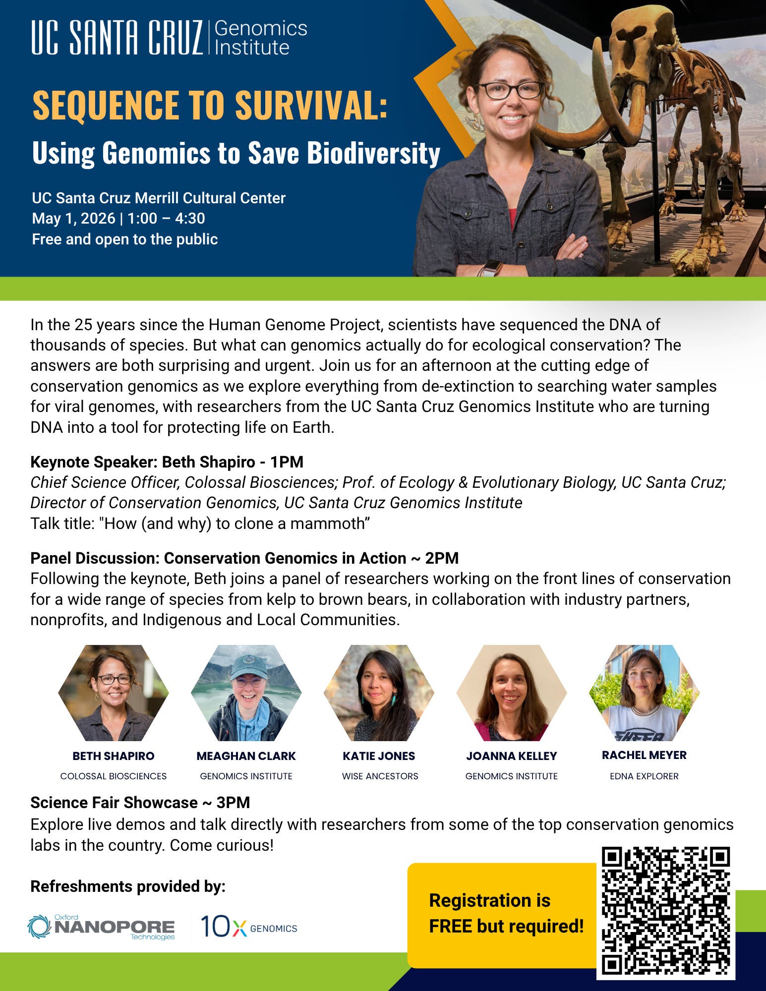 Sequence To Survival: Using Genomics To Save Biodiversity