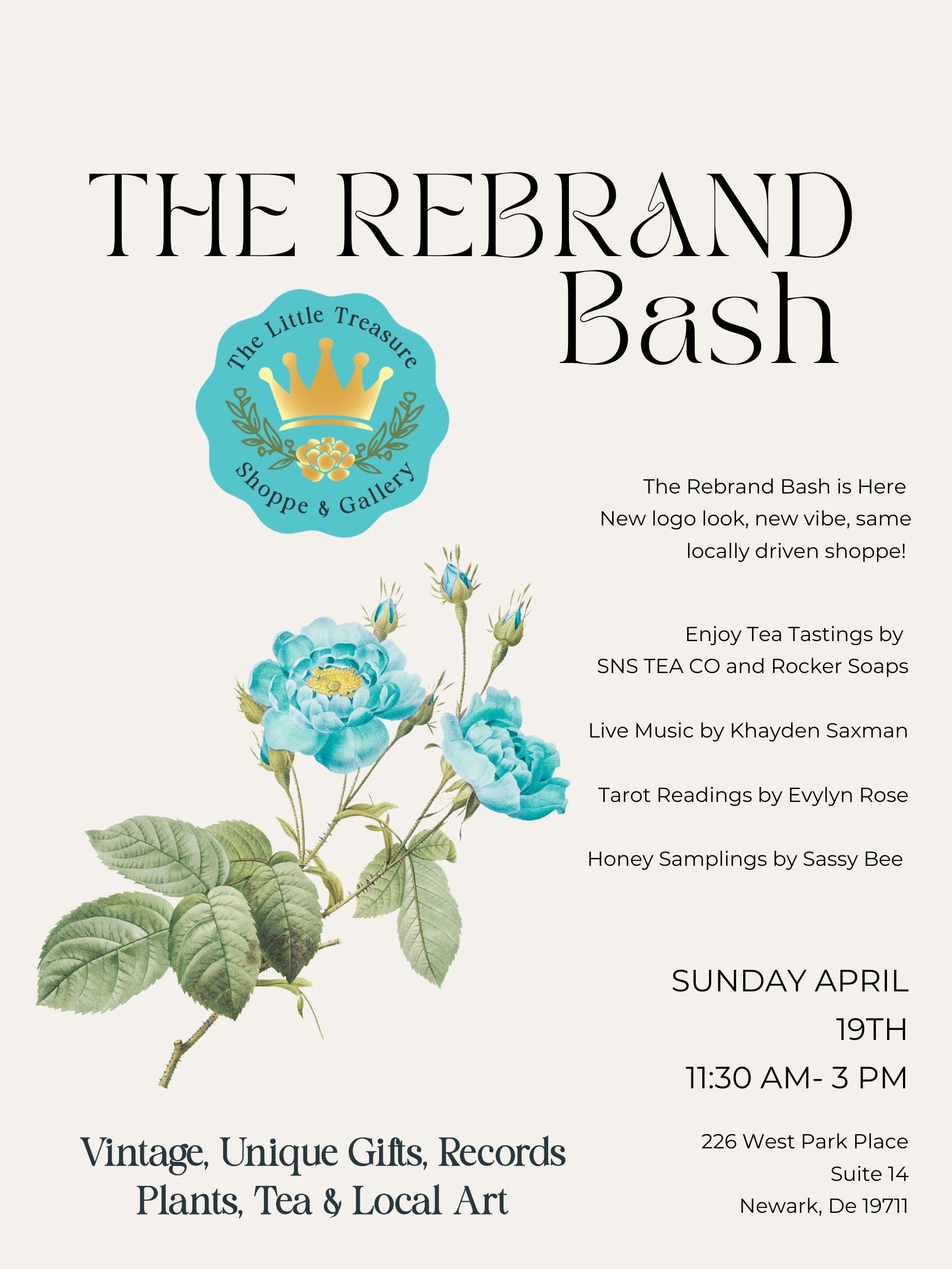 The Rebrand Bash at The Little Treasure Shoppe in Newark