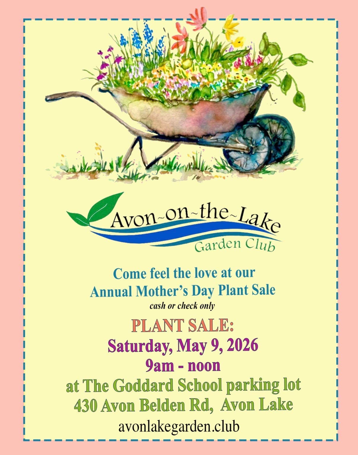 Annual Mother's Day Plant Sale