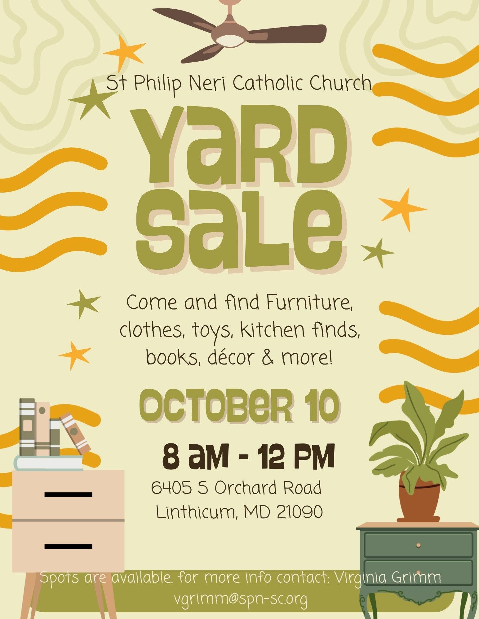 St Philip Neri Catholic Church Yard Sale