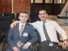 The "GoQuest" team, Bentley students Trevor Carter (left) and Leo Miller (right), won both the audience award and 1st place from the judges.
