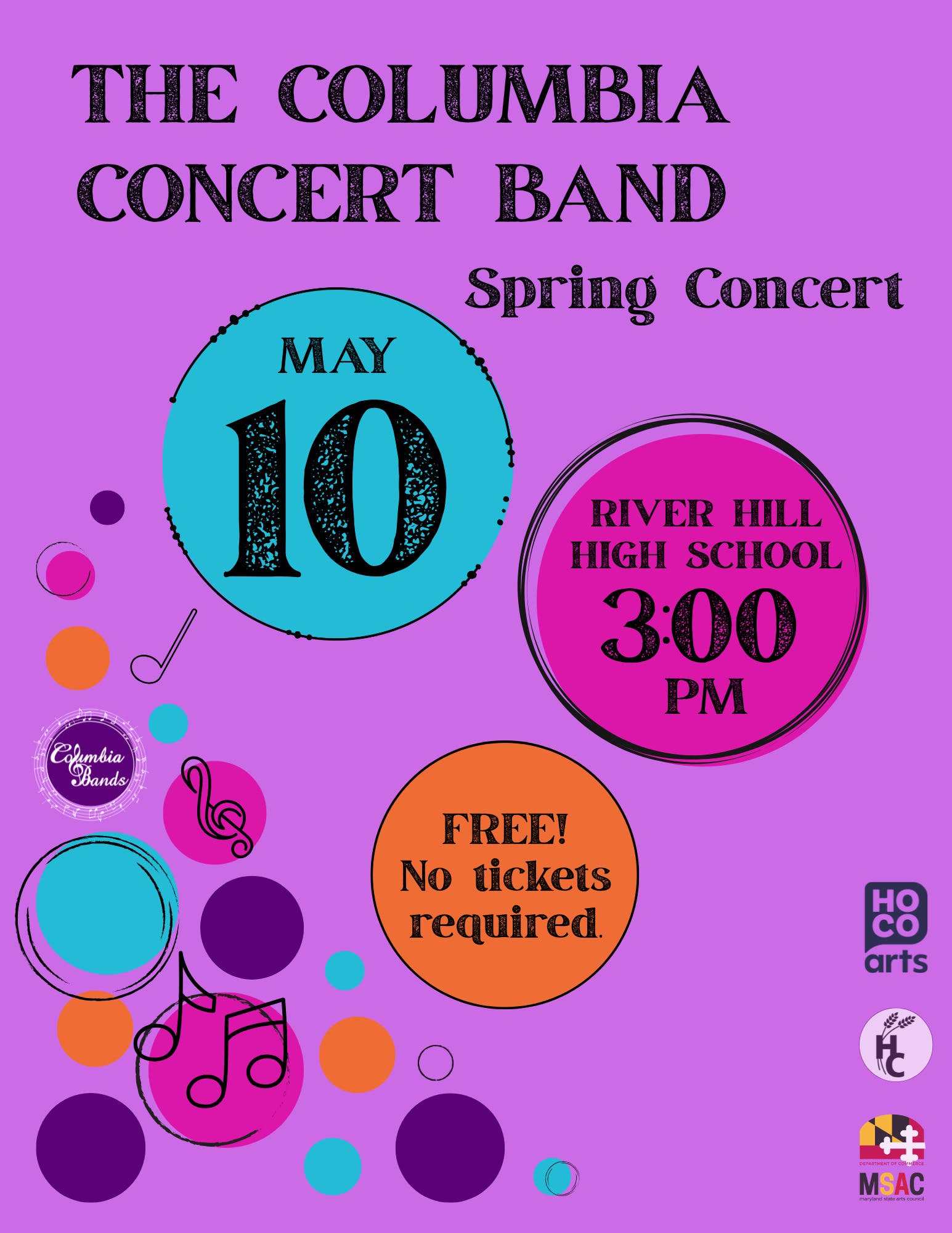 Columbia Concert Band 2026 Spring Concert