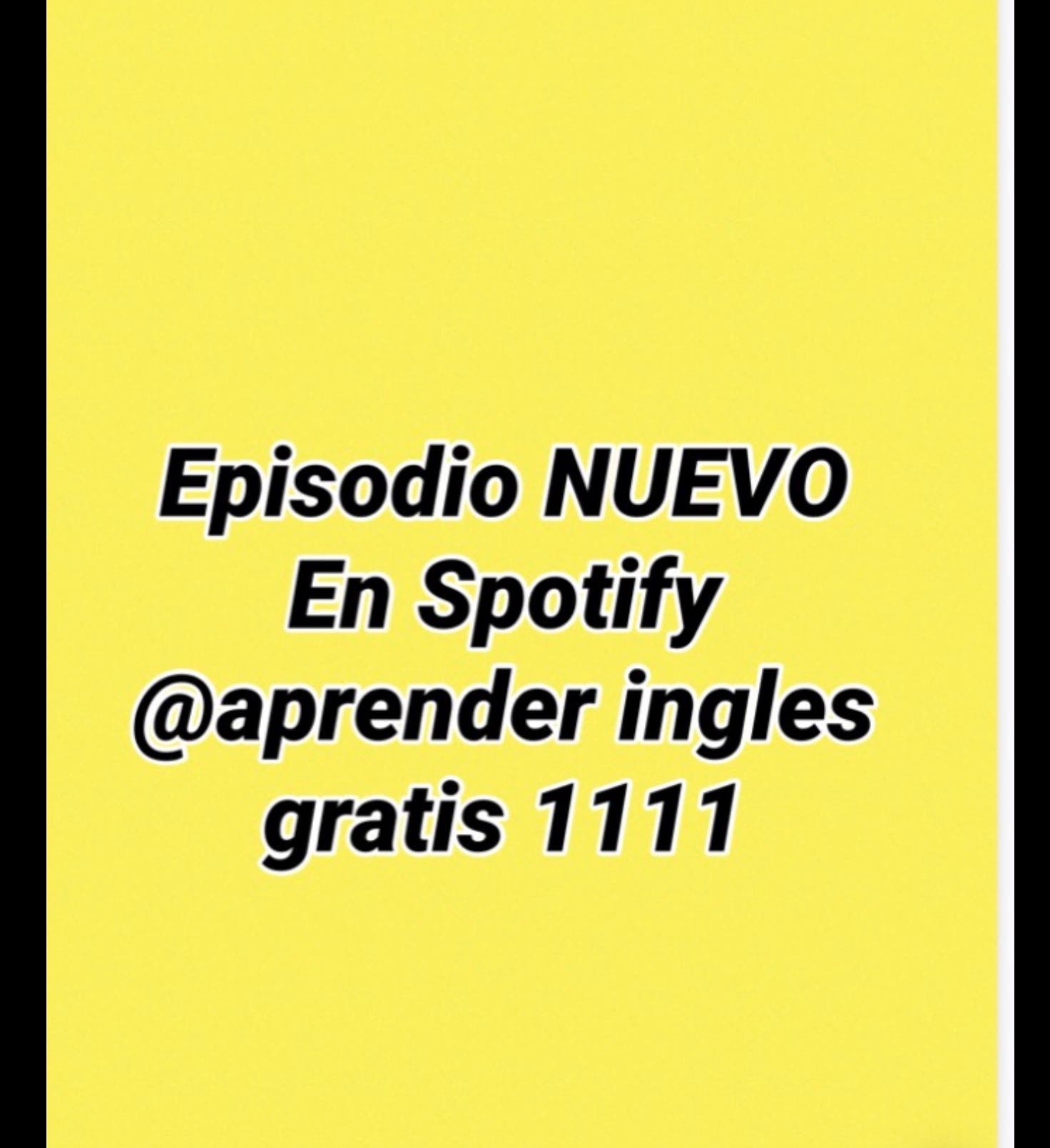 Audio gratis en Spotify para aprender inglés 