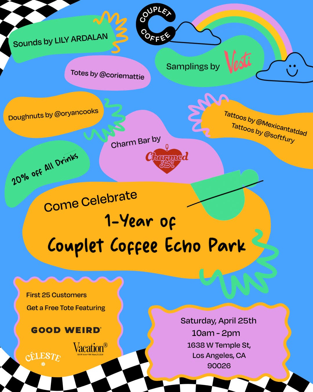 1-Year Anniversary of Couplet Coffee Echo Park