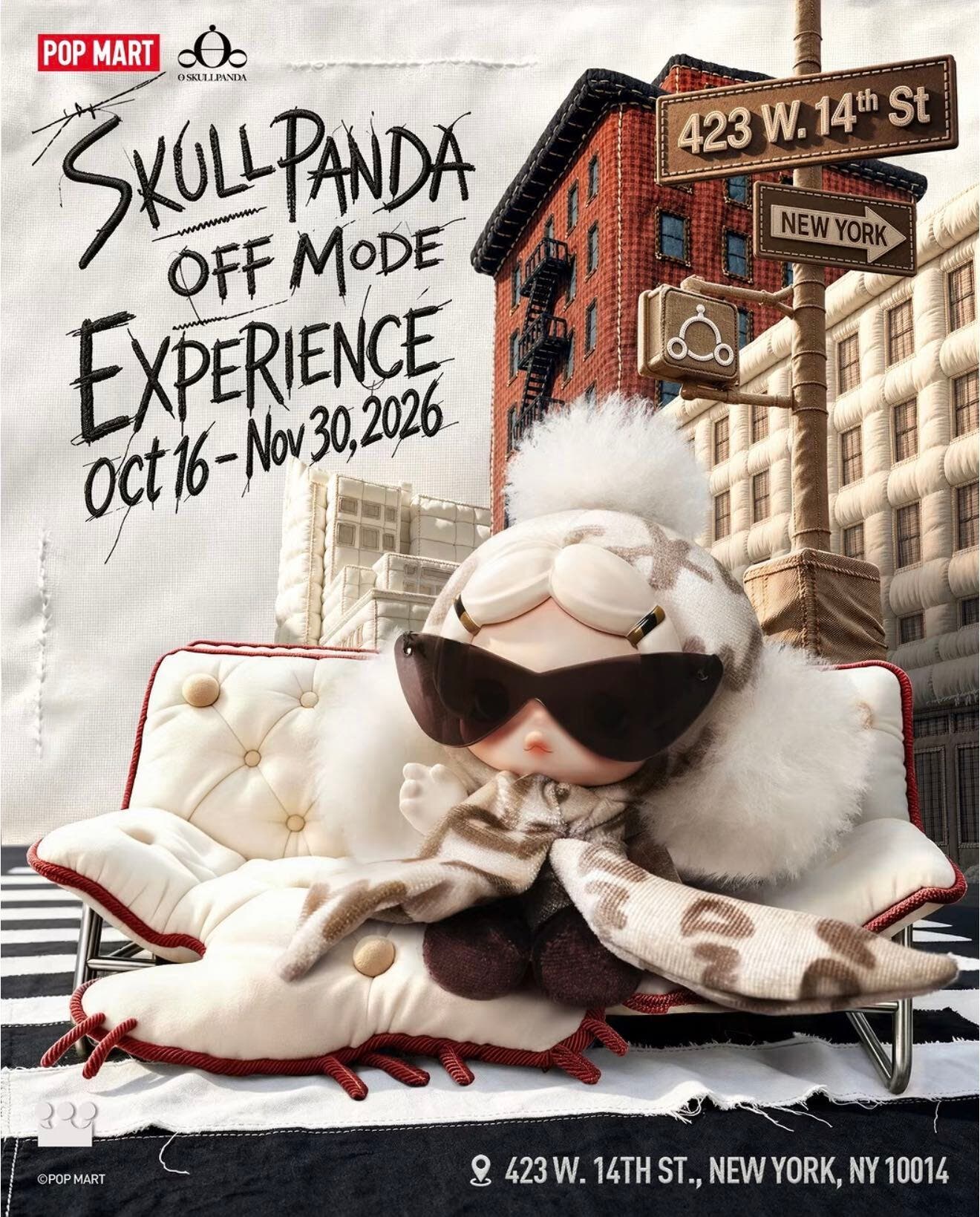 POP MART's SKULLPANDA “OFF MODE” Pop-Up Experience