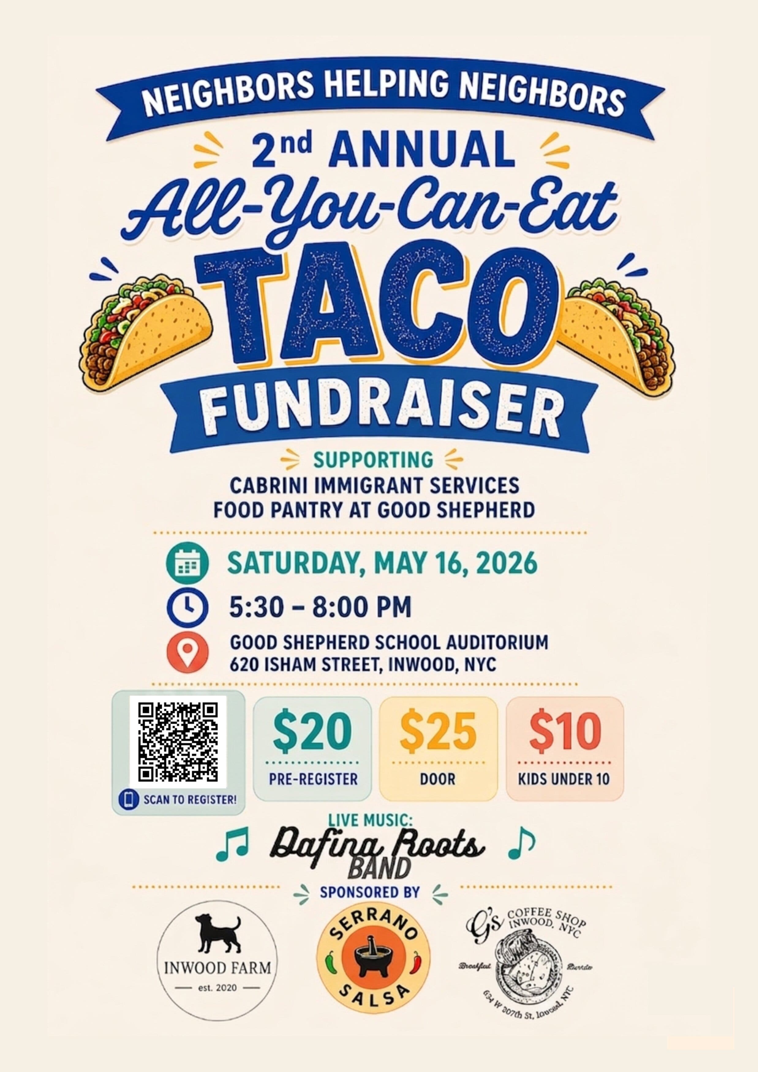 2nd Annual All-You-Can-Eat Taco Fundraiser