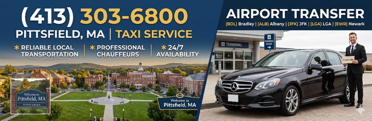 (413) 303-6800 | Pittsfield, MA | Taxi Service | Airport Transfer
