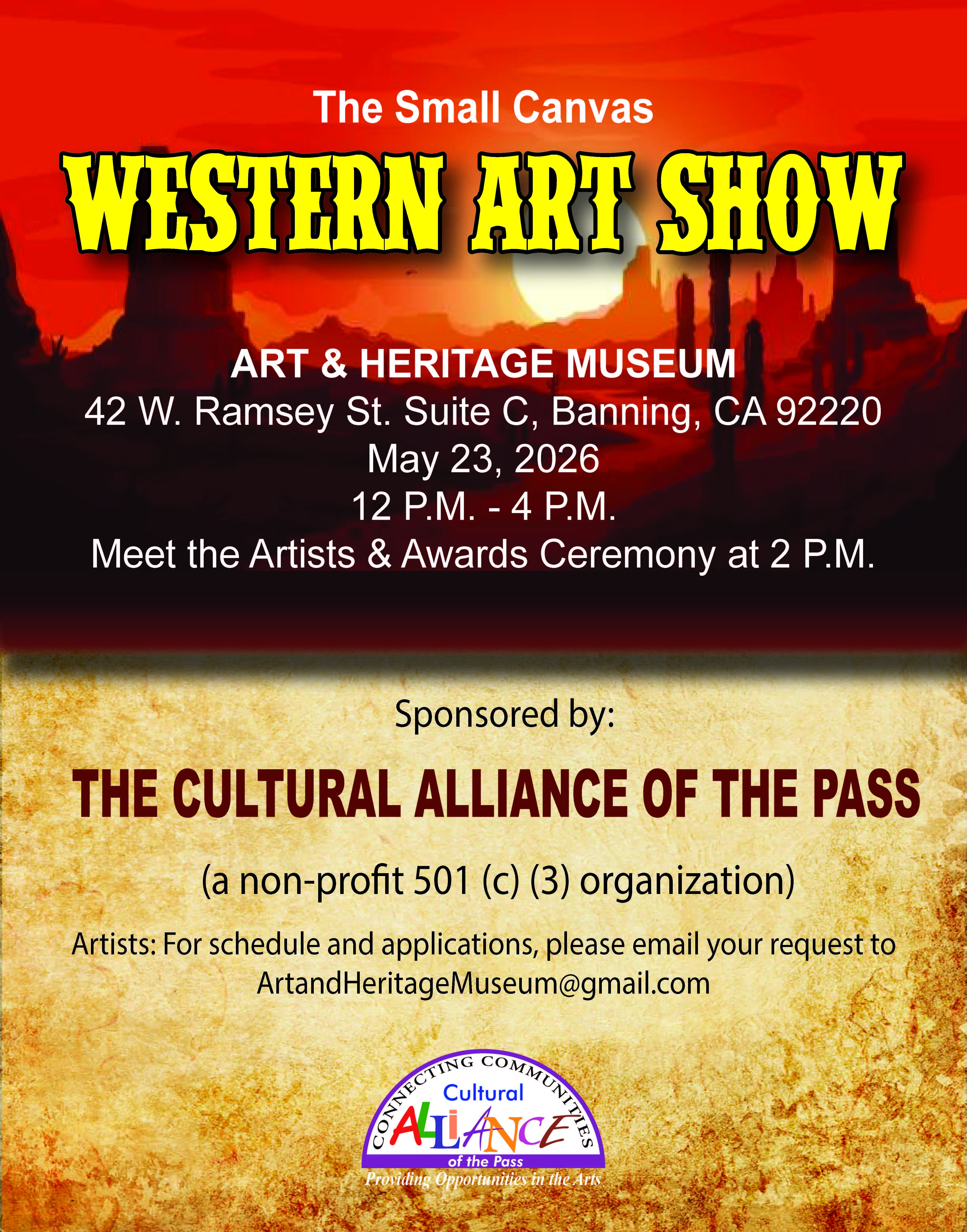 The Small Canvas Western Art Show