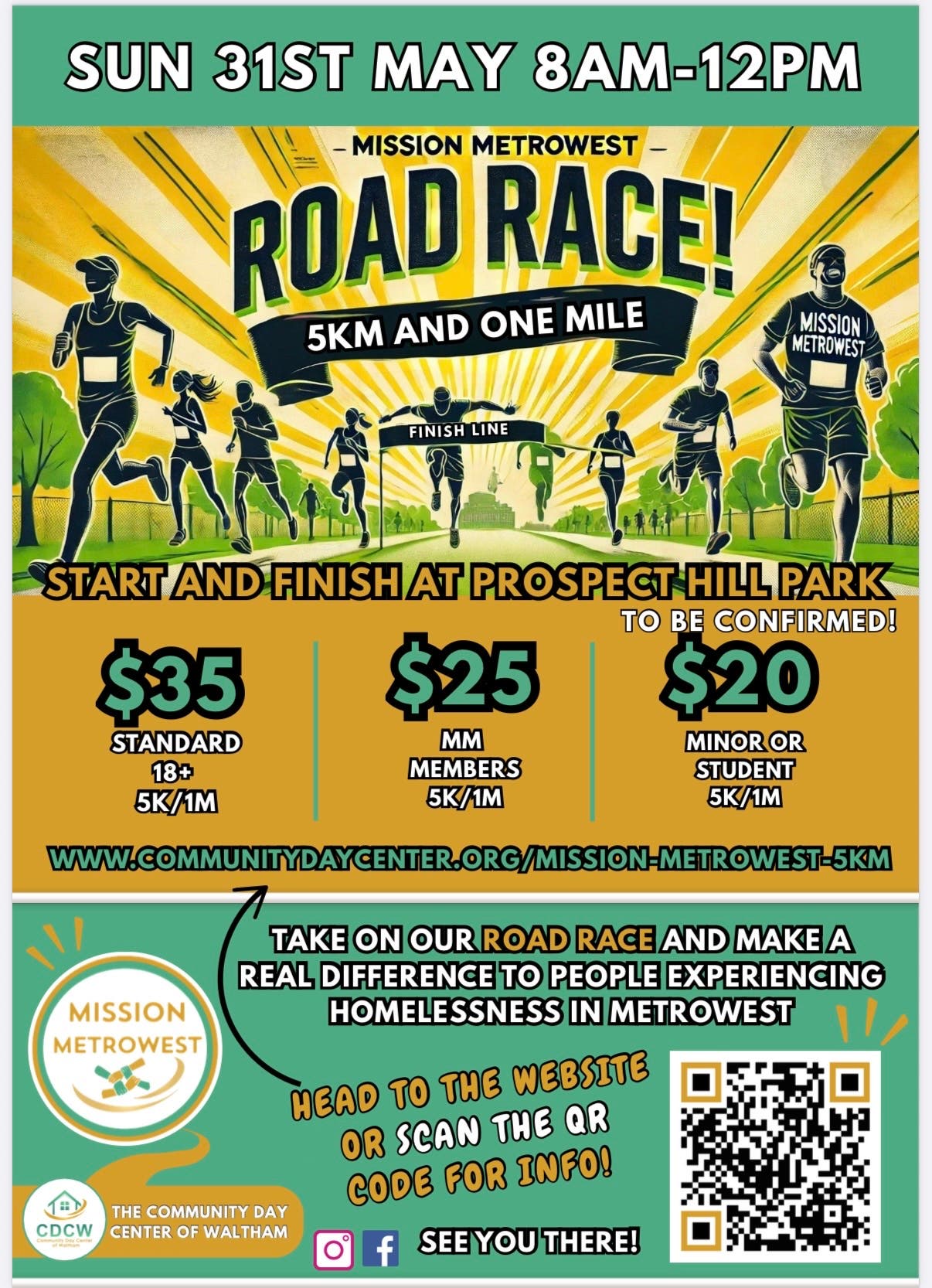 Mission Metrowest 5K Road Race