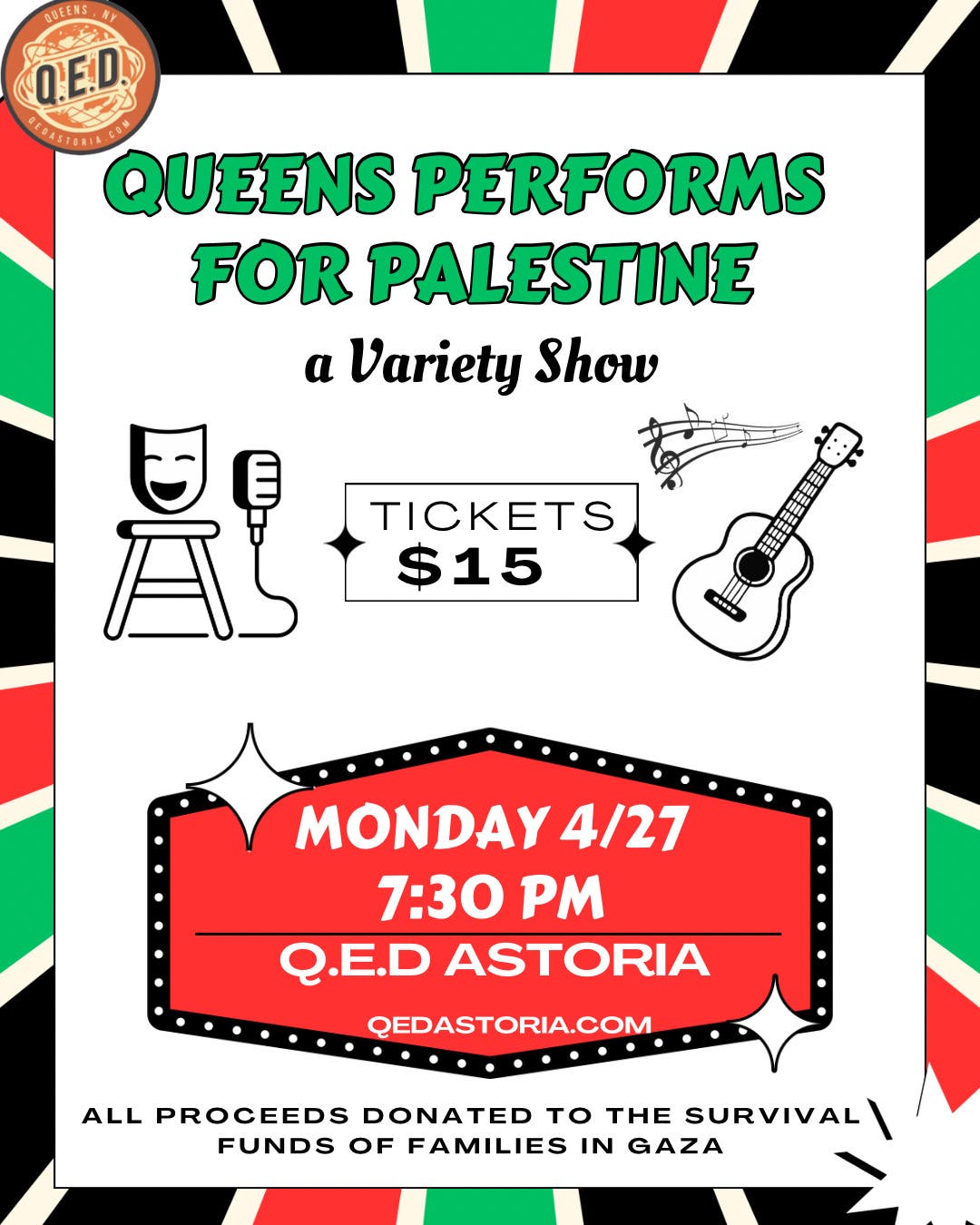 Queens Performs for Palestine