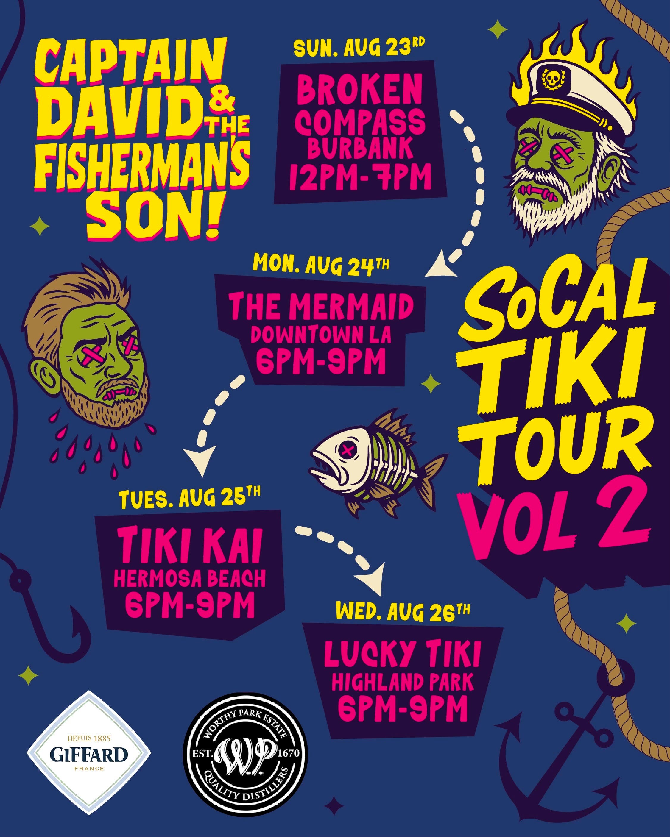 Captain David x The Fisherman's Son Pop-Up at Tiki Kai