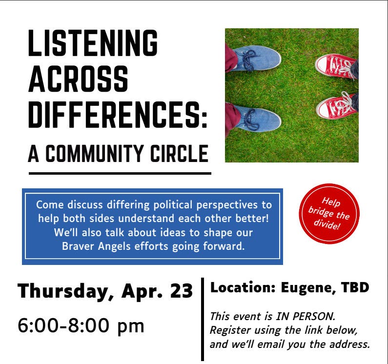 Listening Across Differences: A Community Circle