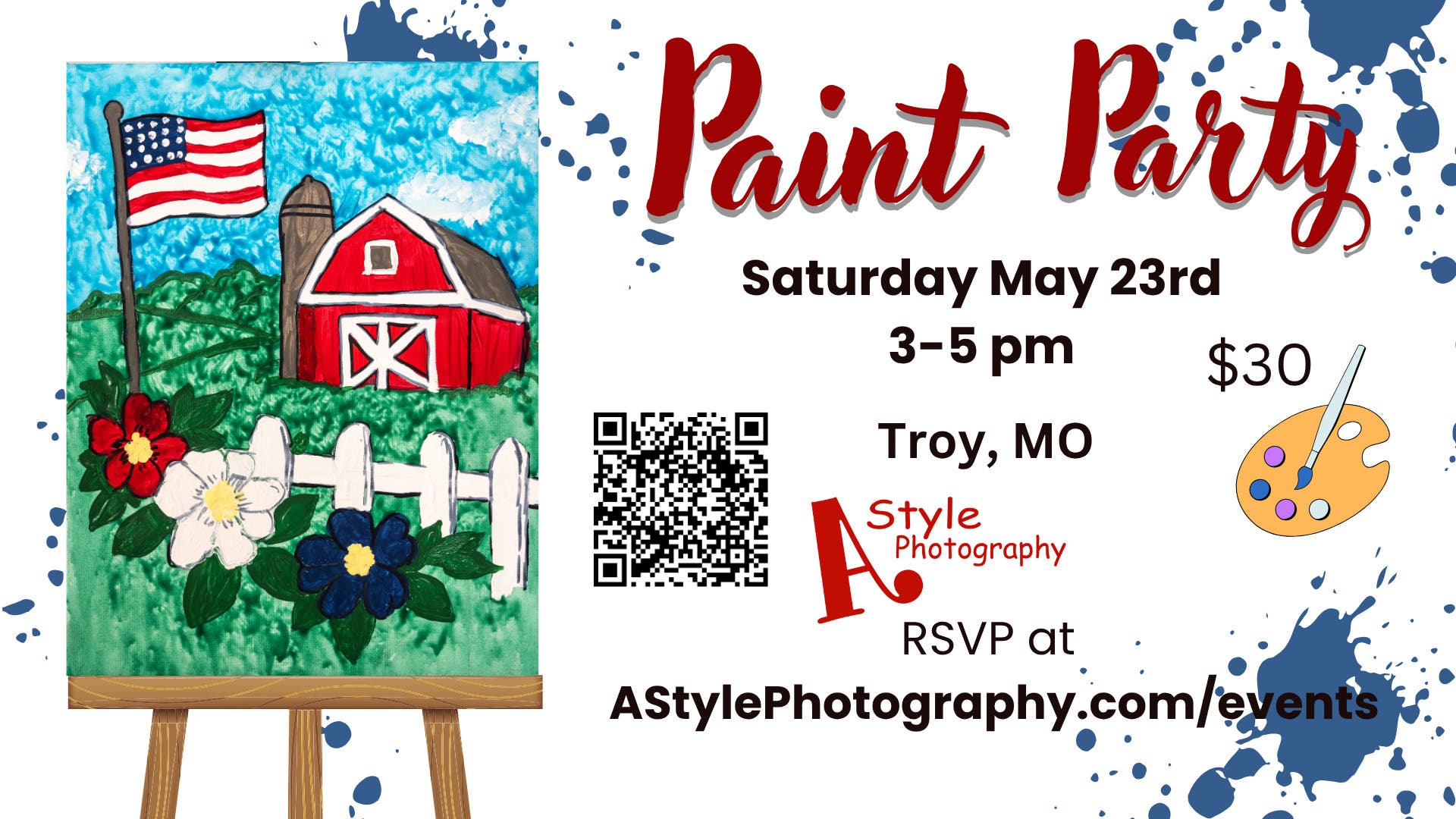 Memorial Day Weekend Paint Party