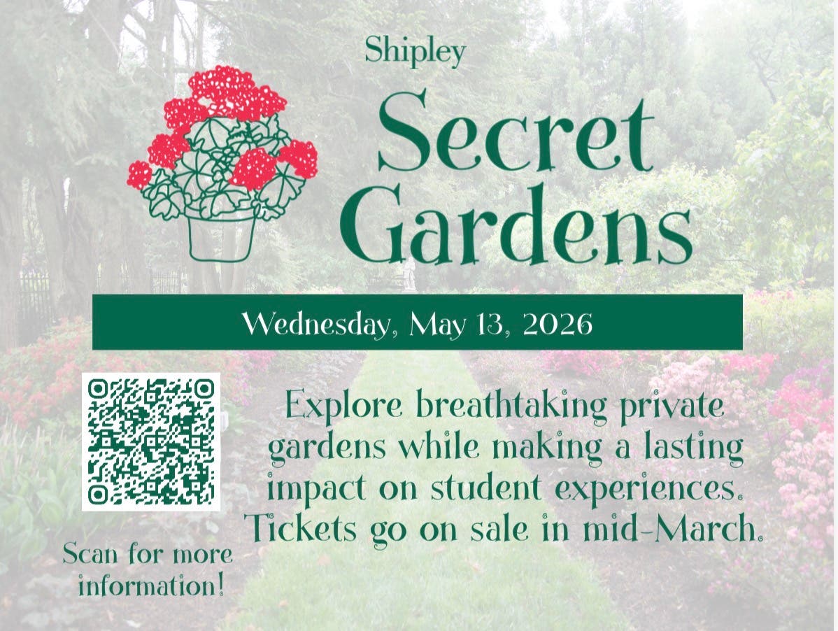 52nd Annual Shipley School Secret Gardens Tour 2026