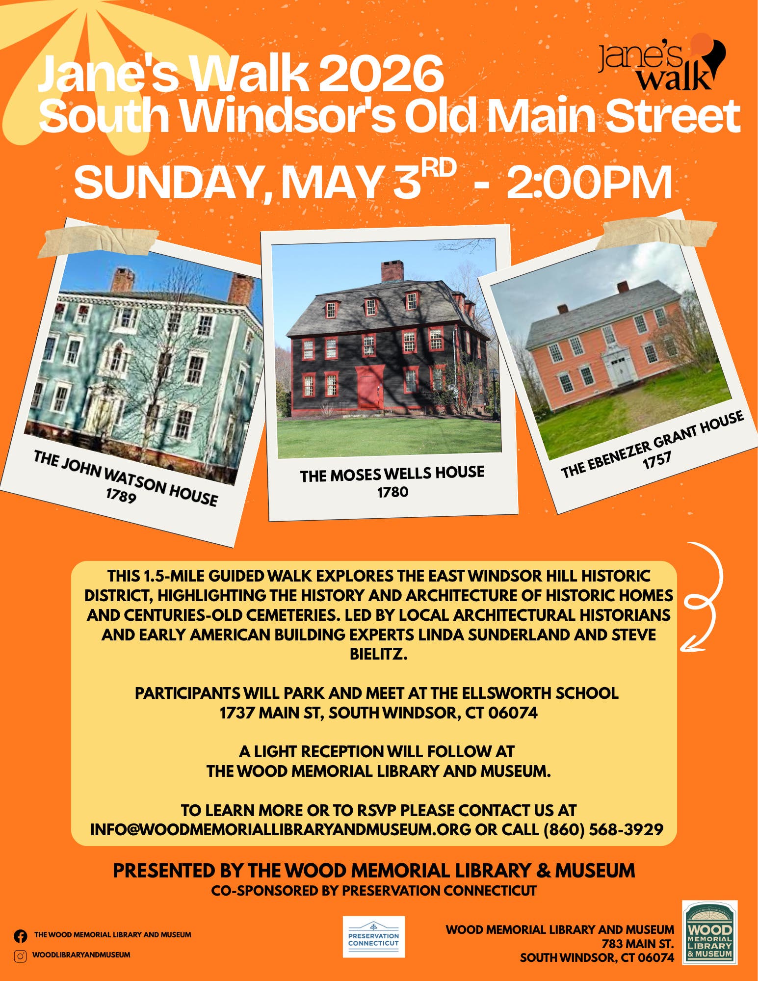 Jane’s Walk: East Windsor Hill Historic District