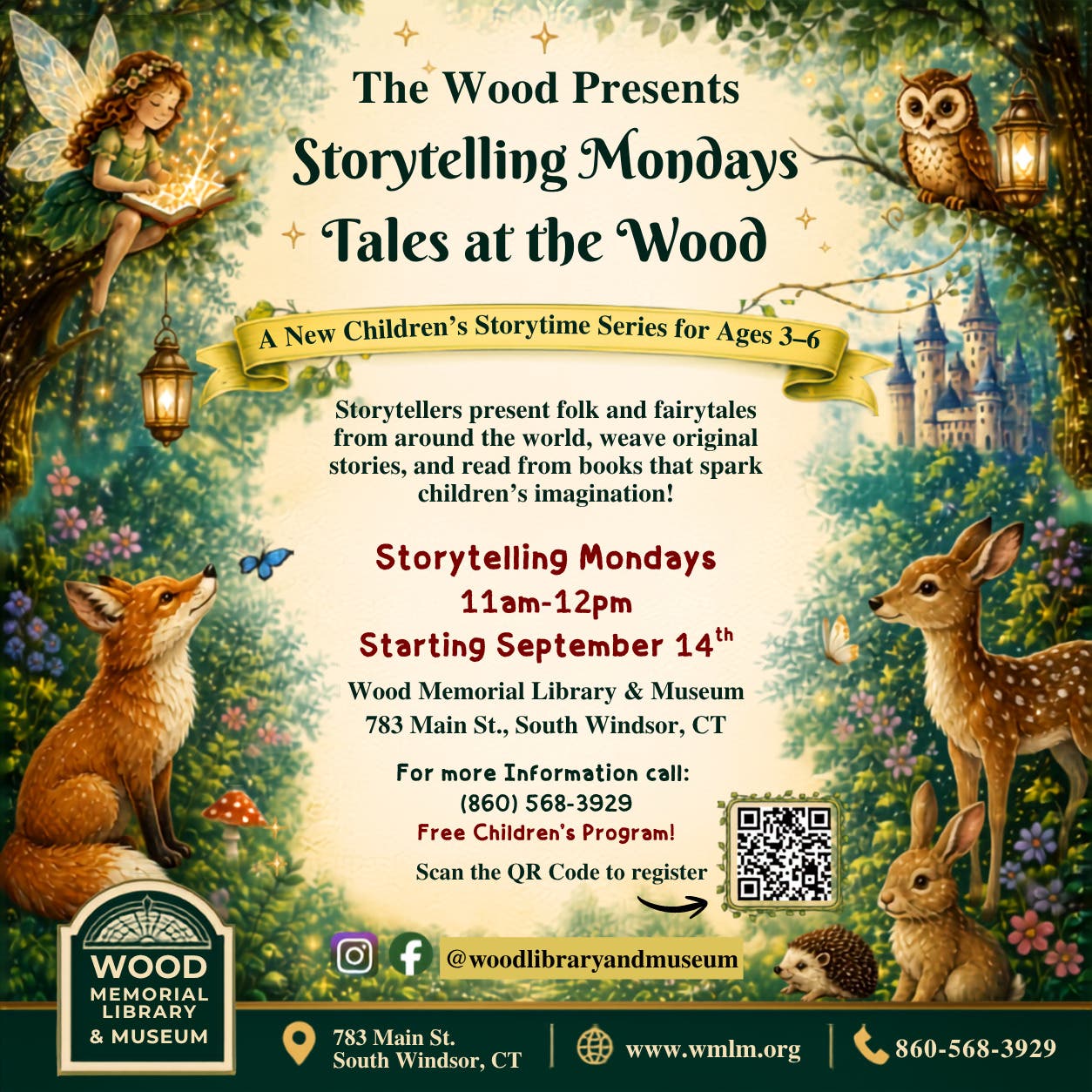 Storytelling Mondays: Tales at the Wood