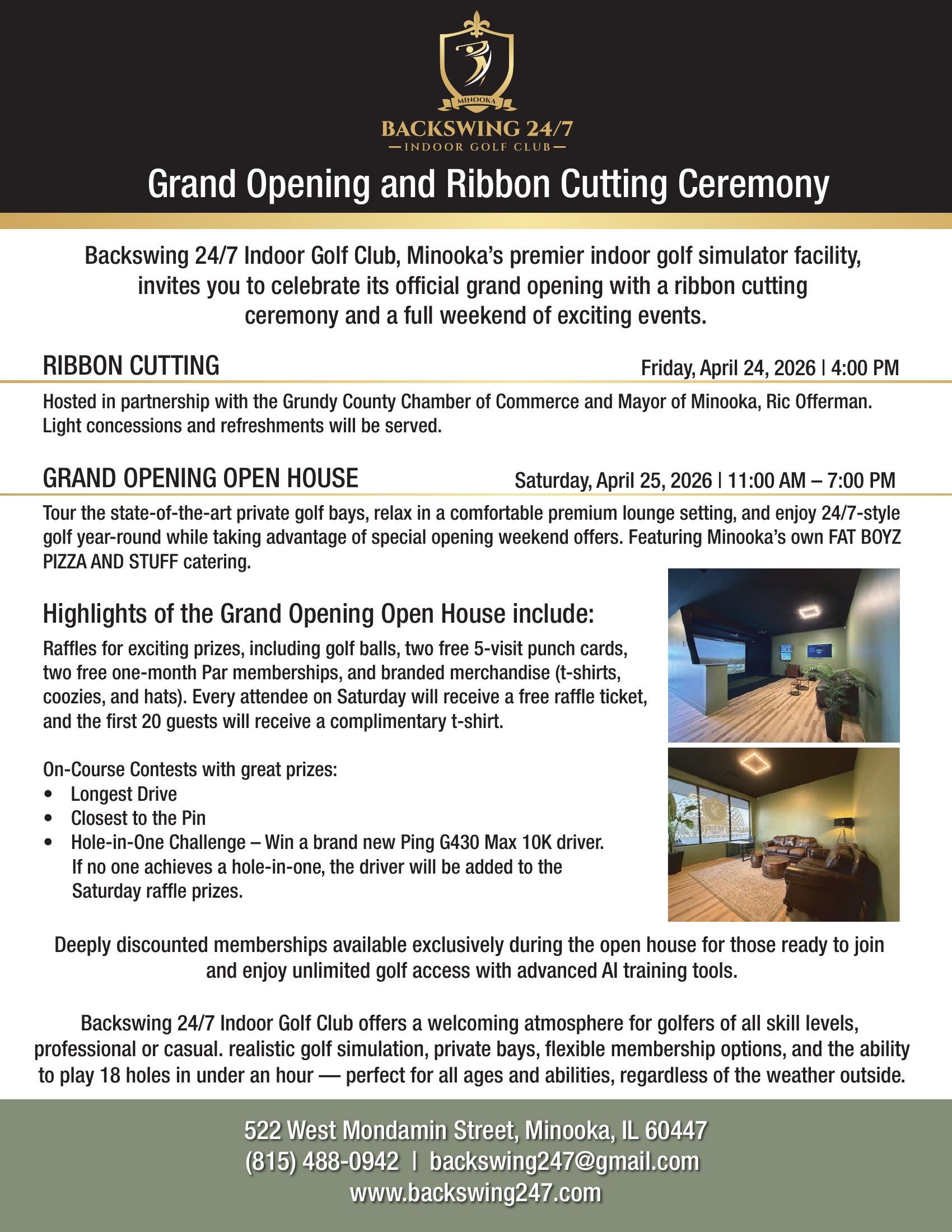 Grand Opening and Ribbon Cutting Ceremony