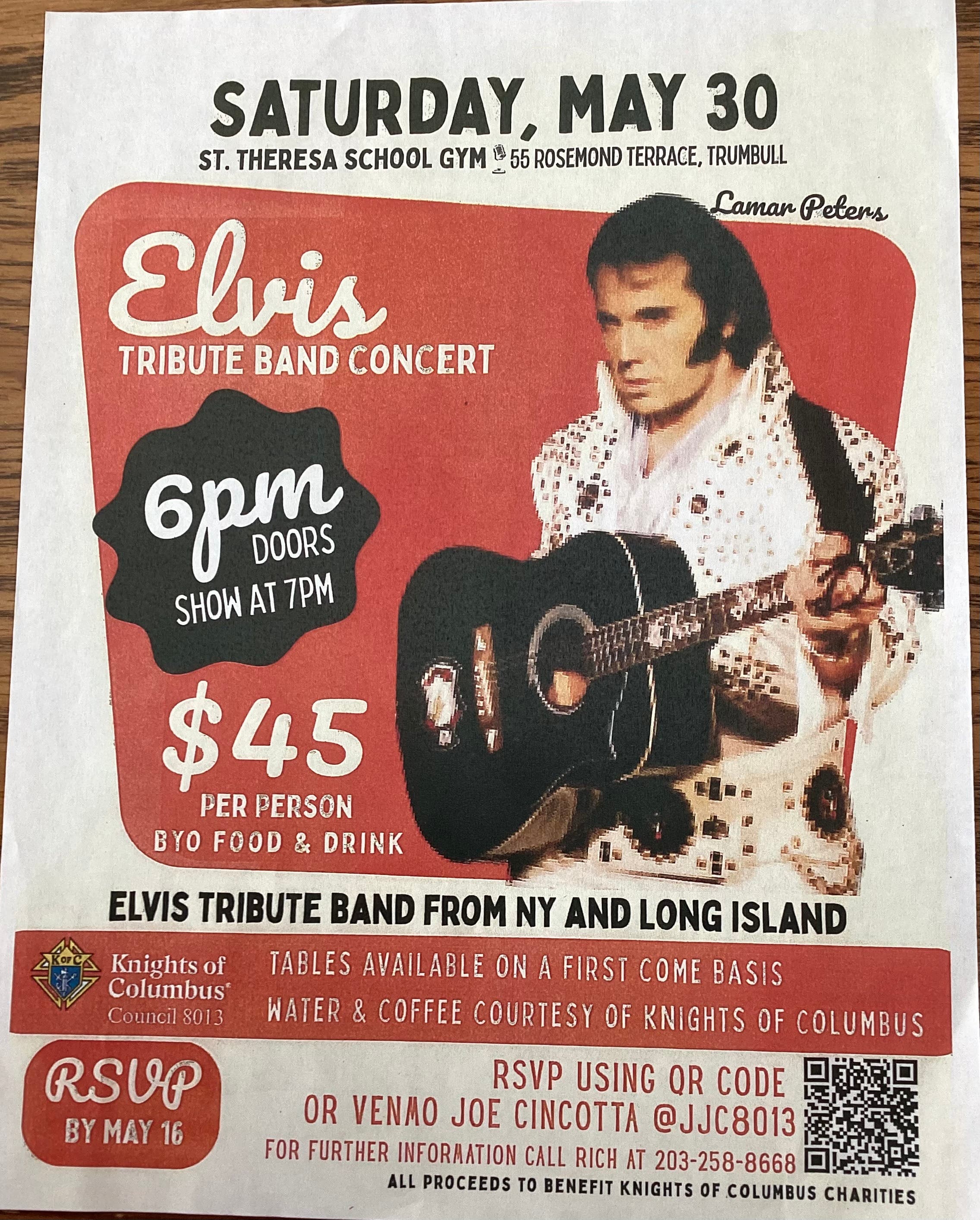 Elvis Tribute Band Concert